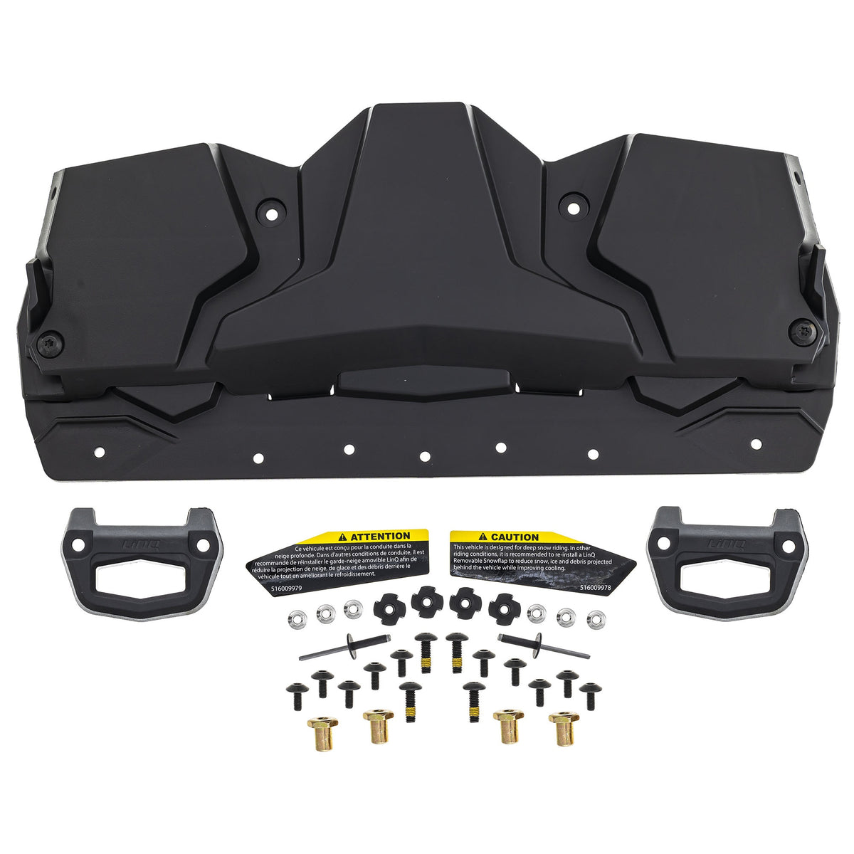 Ski-Doo Black LinQ Removable Snowflap 860201914 alternate view