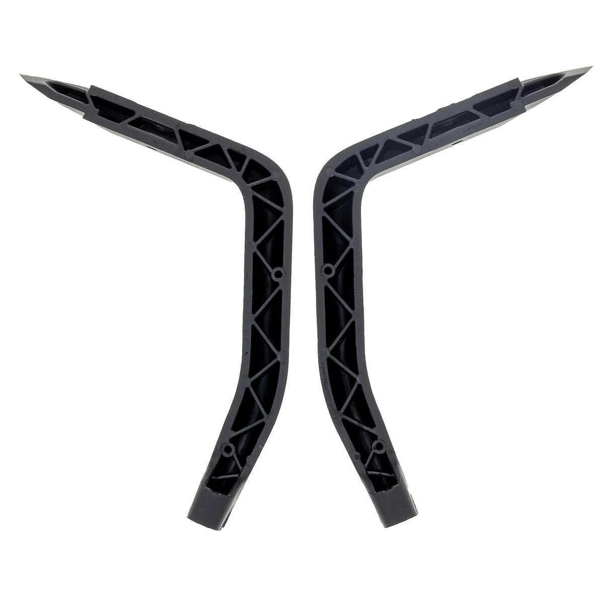 Ski-Doo 860202636 BRP  XL Handguards Sleek Style Black Grey Interchangeable Caps