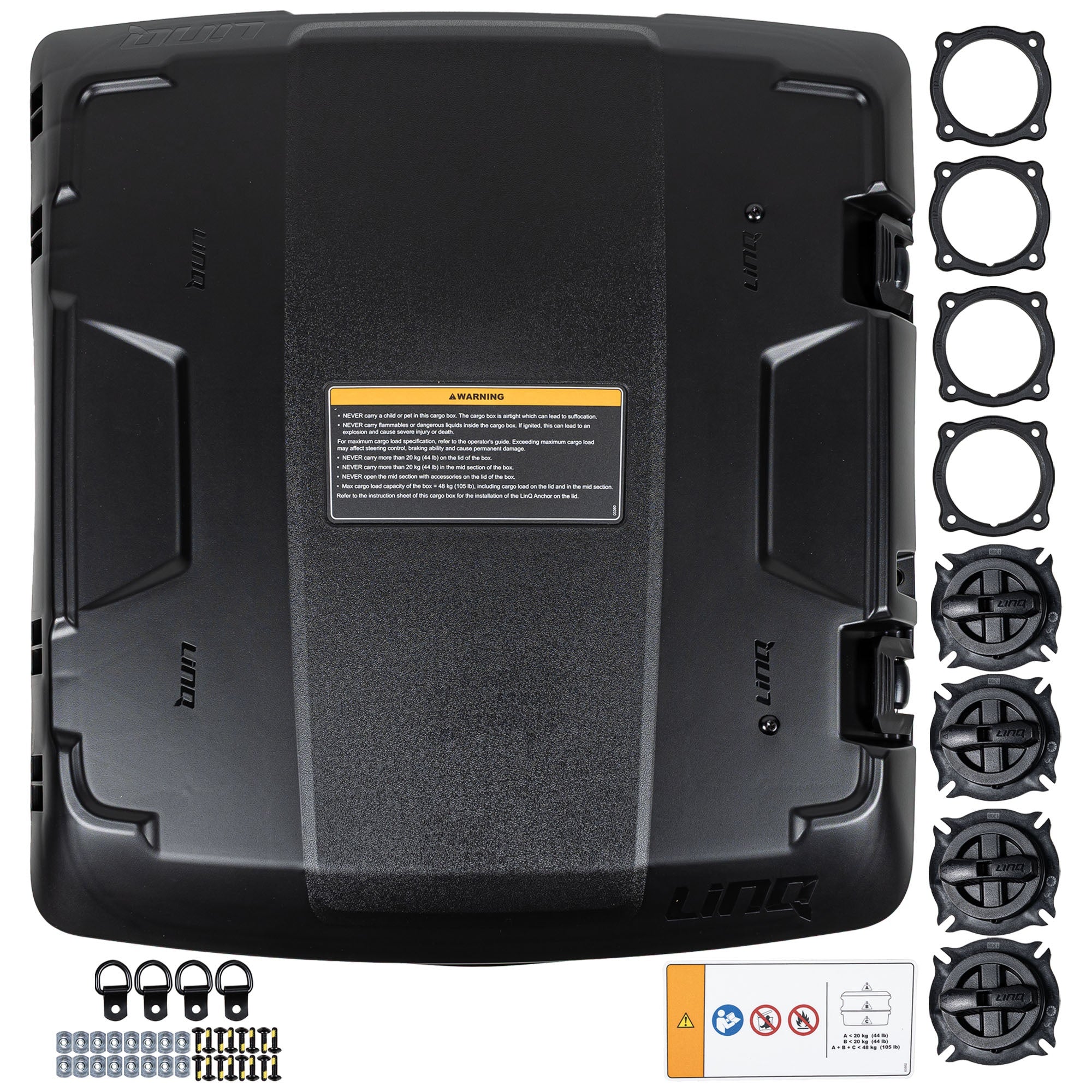 BRP 860202897 LinQ Low Profile Cargo Box 15.9 Gal