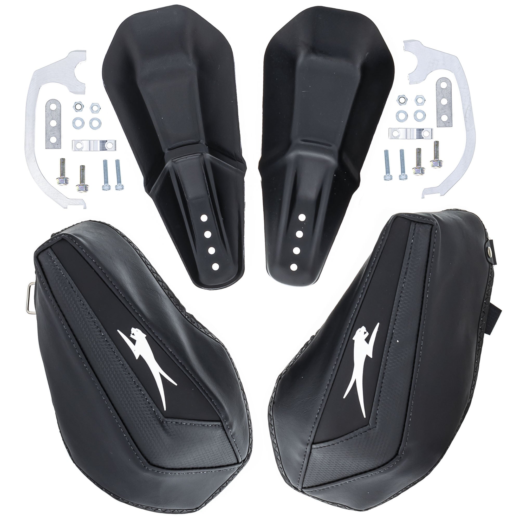 Arctic Cat 8639-467 Black Flex Tec Handguards & Mounts 700 XC  Turbo 7639-394