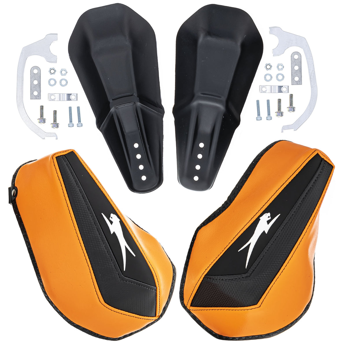 Arctic Cat 8639-470 Orange Flex Tec Handguards & Mounts 700 XC  Turbo 7639-396
