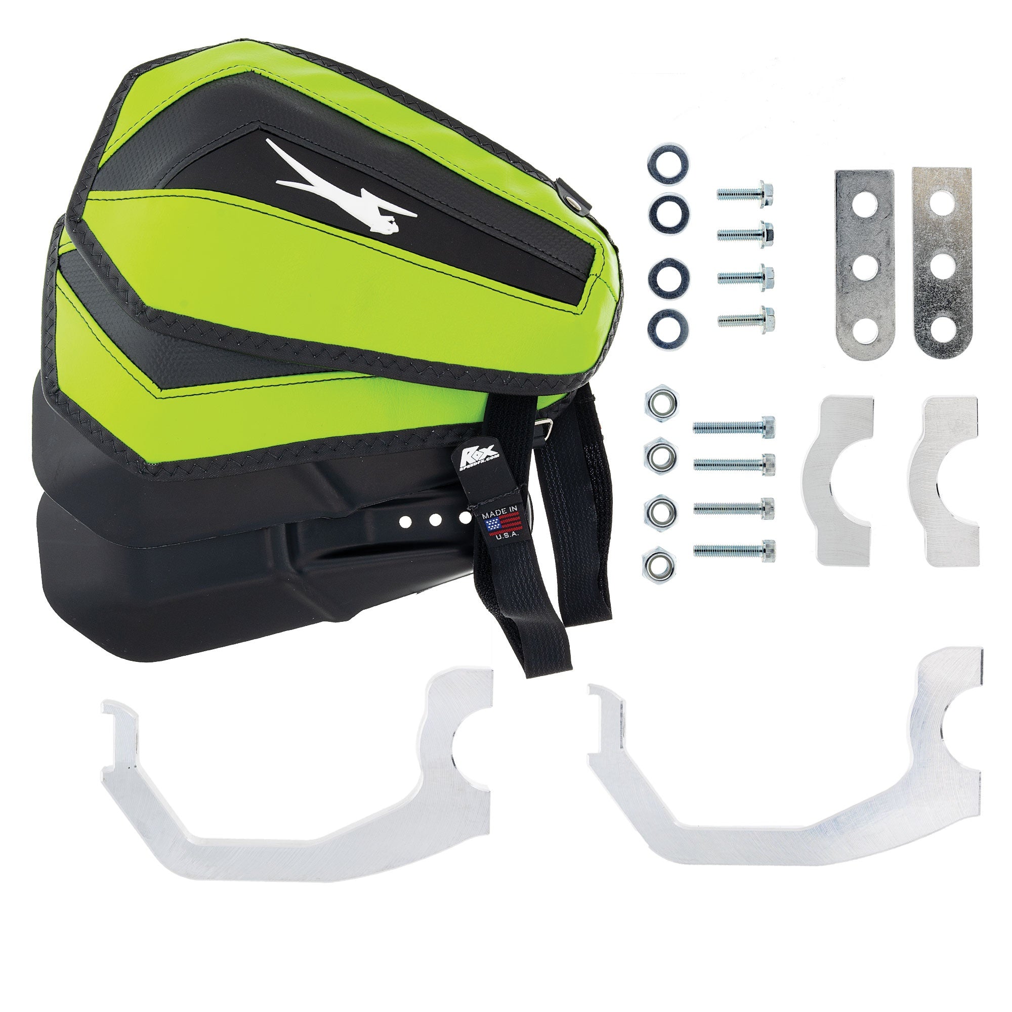 Arctic Cat 8639-513 Medium Green Flex-Tec Lite Handguard Kit ZR 200 2018-2024