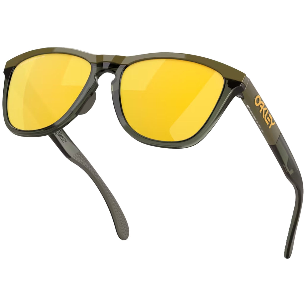 Oakley OO9284-0855 Frogskins Range Sunglasses Prizm 24k Polarized Lenses Dark Brush Frame