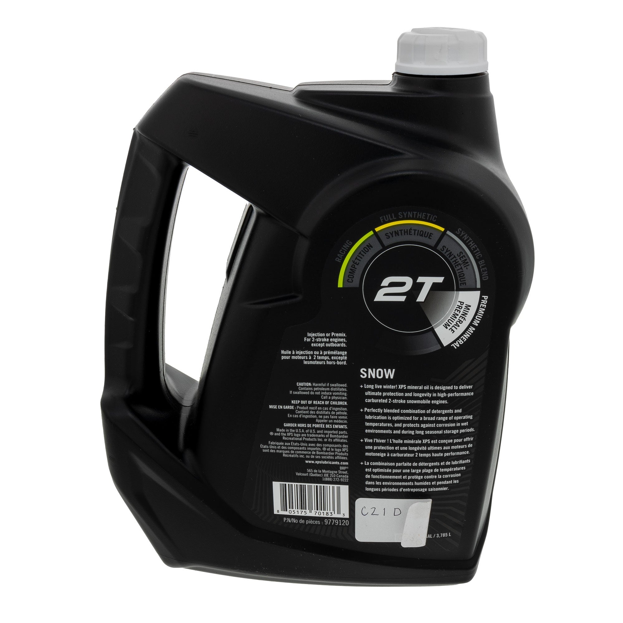 BRP 9779120 Can-Am 1 Gallon XPS 2-Stroke Mineral Oil Ski-Doo Engines