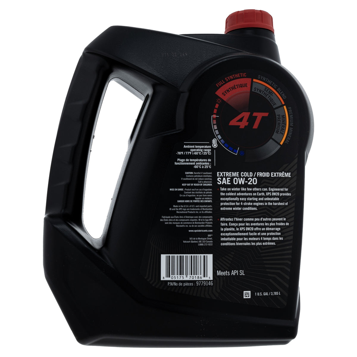 BRP 9779146 Can-Am XPS 4-Stroke Extreme Cold Grade Full Synthetic Oil Ski-Doo