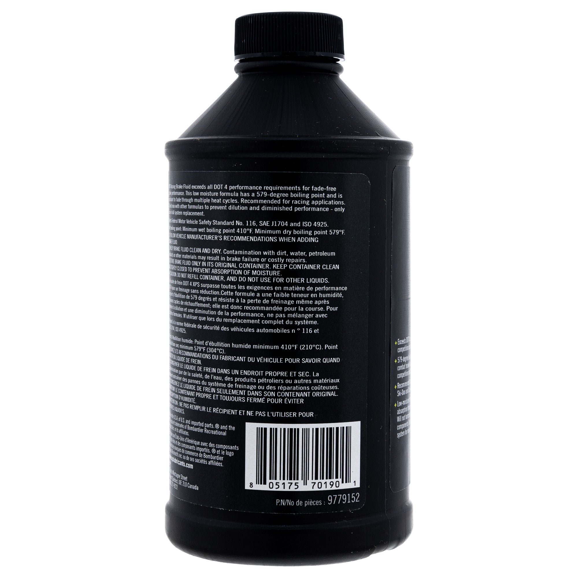 Ski-Doo 9779152 BRP Can-Am OEM Racing Brake Fluid Rs600 12 Oz 355 Ml