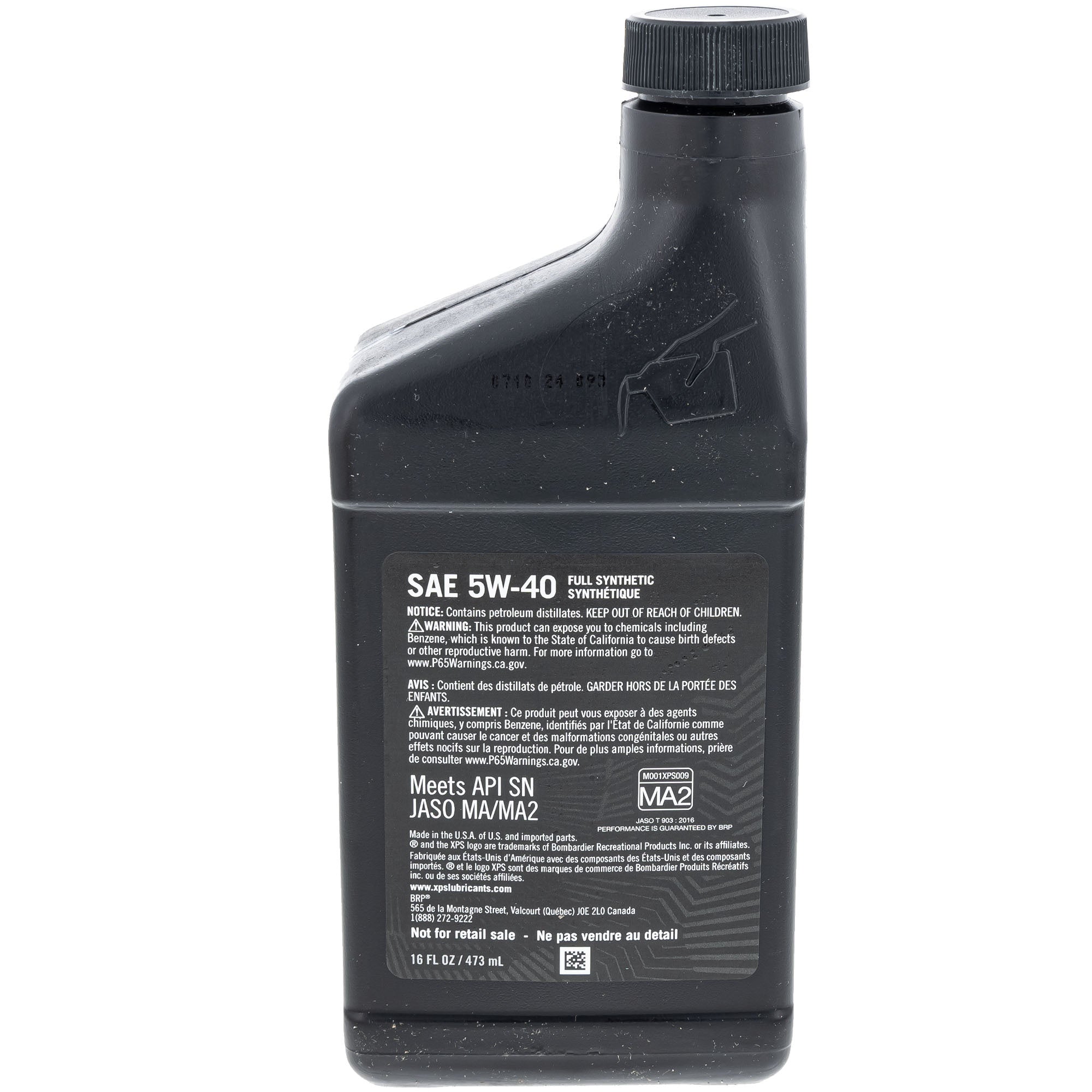 Can-Am 9779488 BRP  4T 5W-40 Full Synthetic Oil Change Kit 500 V-Twin