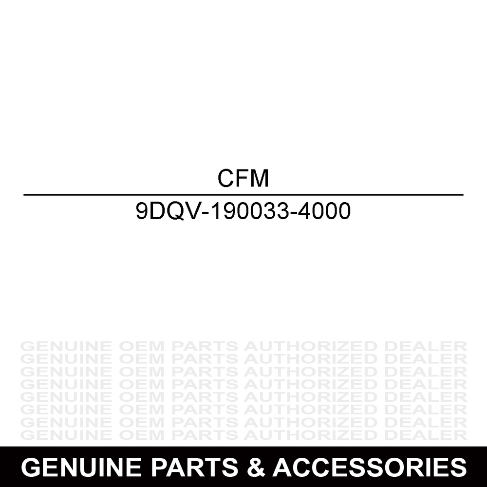 CFMoto Left Rear Reflective Sticker 9DQV-190033-4000