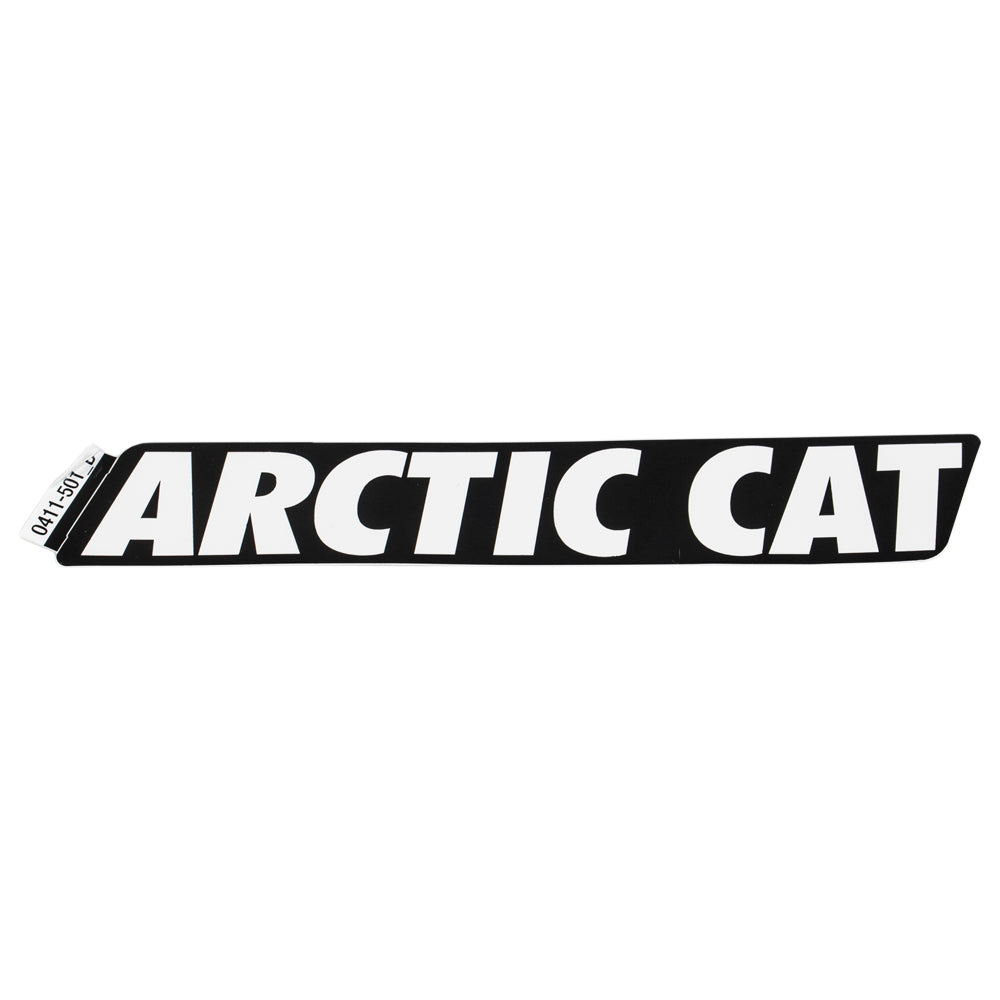 Arctic Cat 0411-501 Arctic Cat Decal White 1000 500 550 450 700 4 2003-2017