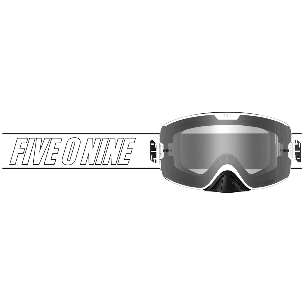 509 509 Kingpin Offroad Goggles [ White ] #F02003500-000-802 F02003500-000-802