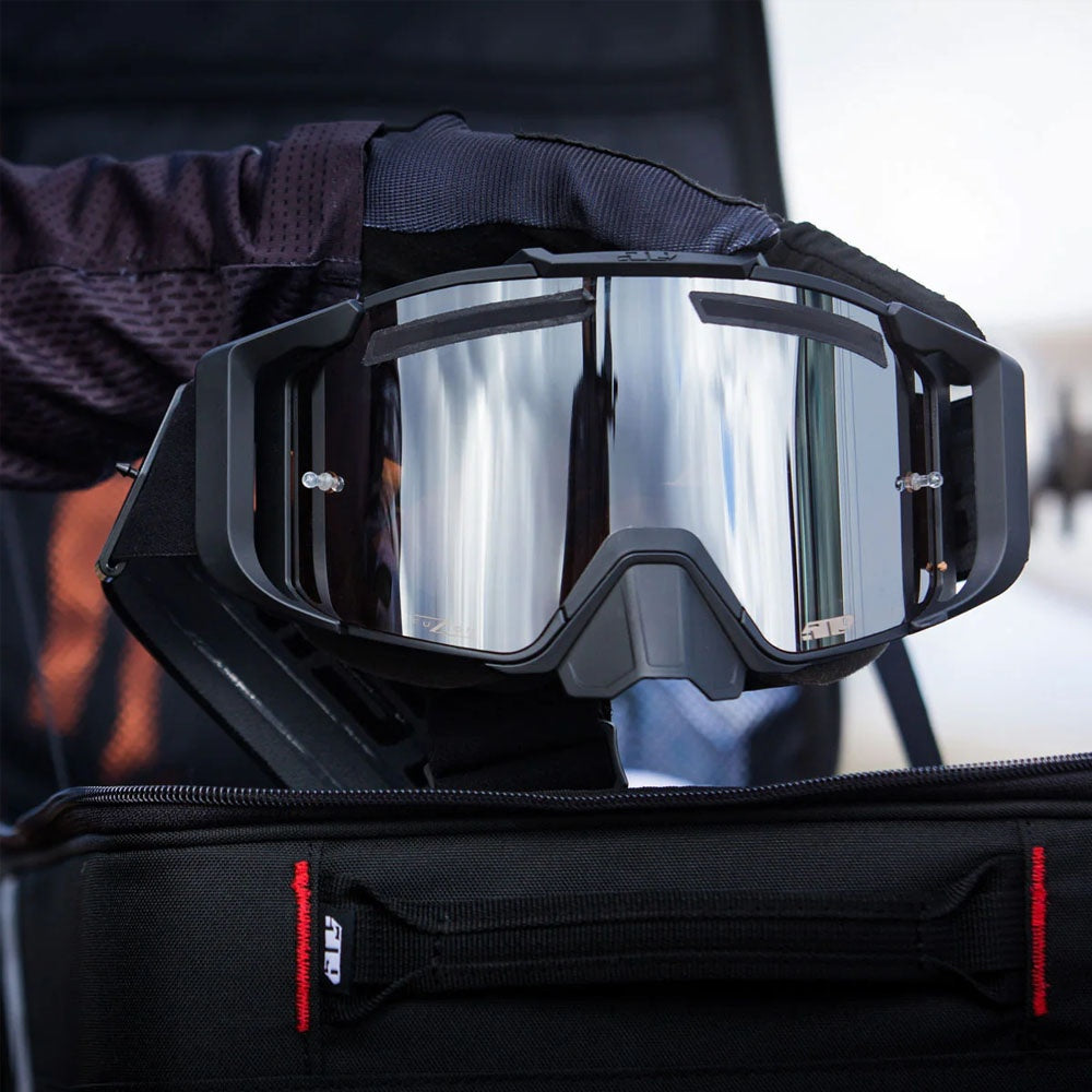 509 F02006200-000-004 Sinister MX6 Fuzion Flow Goggle Filtered Anti Fog Scratch Lens Black