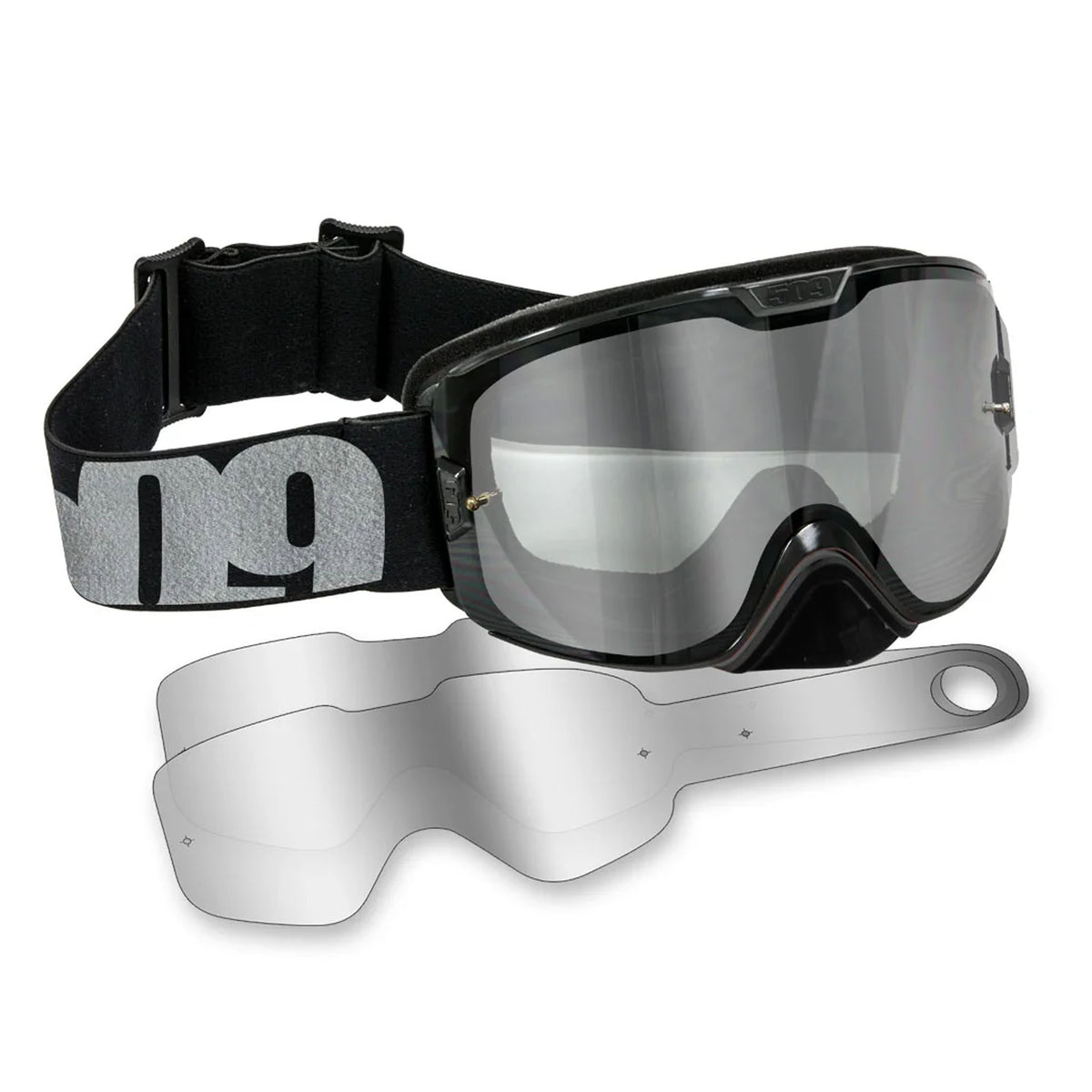 509 Laminated Tear Off Refills for Kingpin Goggle ONE SIZE FITS ALL 4-Ply 5 Pk F02013100-000-003