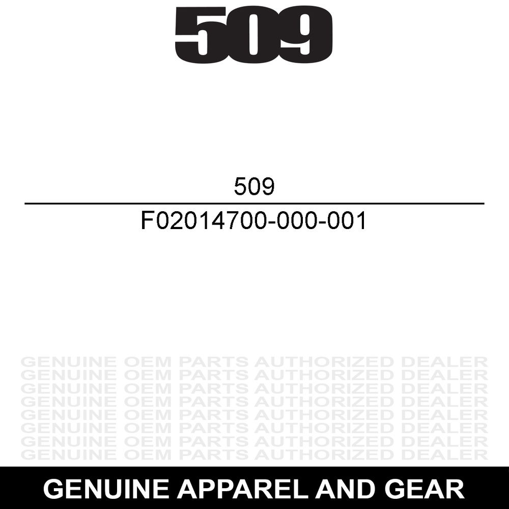 509 Fan and Mesh Kit F02014700-000-001