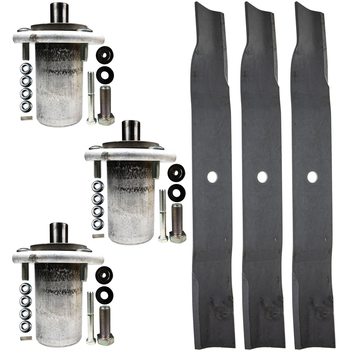 Ariens Gravely FK1008419 High-Lift Lawn Mower Blades & Spindles Kit