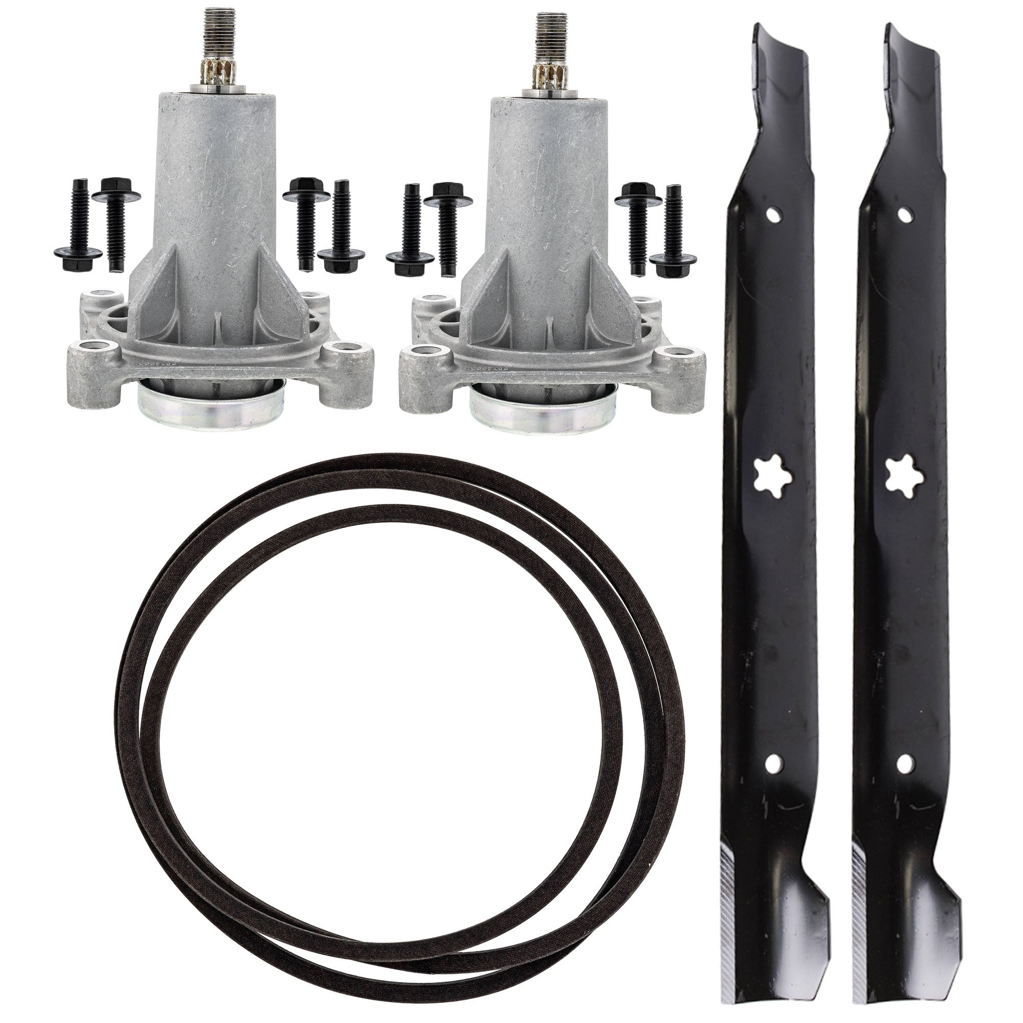 Ariens FK1008444 High-Lift Lawn Mower Blades Drive Belt & Spindles Kit