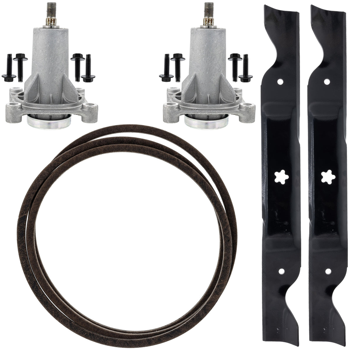 Ariens FK1008445 High-Lift Lawn Mower Blades Drive Belt & Spindles Kit