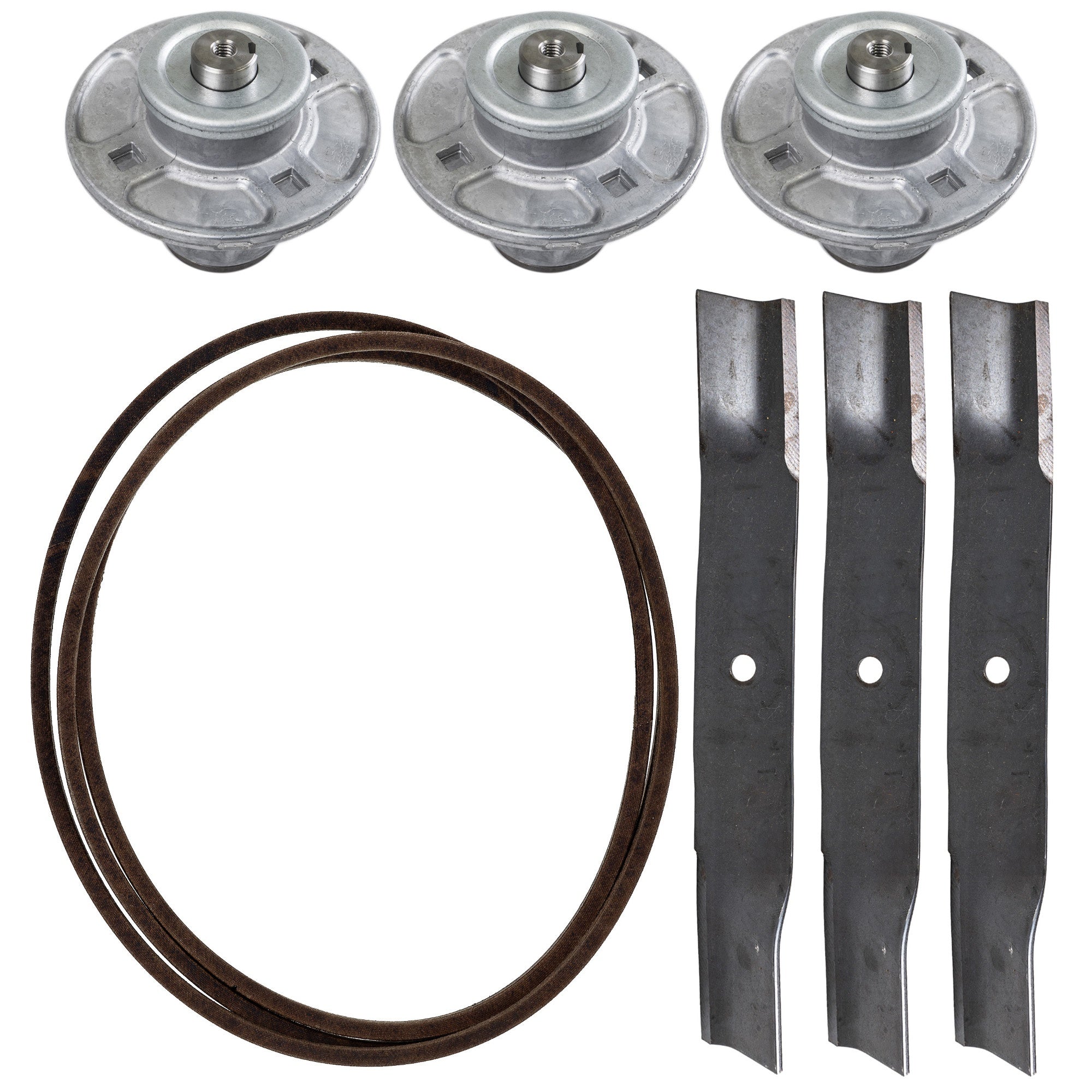 Ariens FK1008453 High-Lift Lawn Mower Blades Drive Belt & Spindles Kit