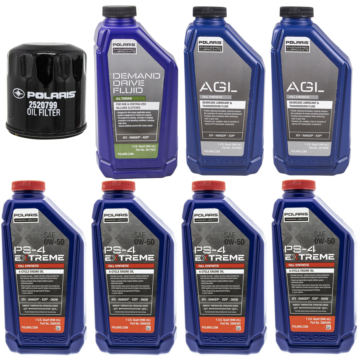 Polaris FKFSK20050 Full Service Kit RZR 900 XP  4 2011-2012