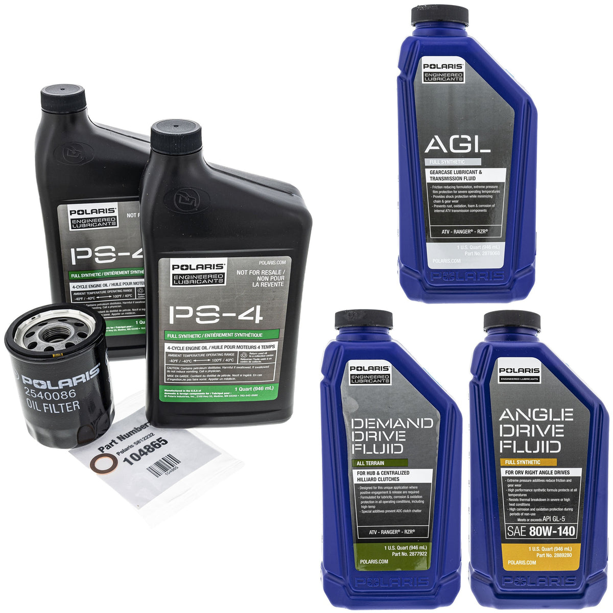 Polaris FKFSK20083 Full Service Kit Ranger Sportsman Big Boss 800 600 700 XP
