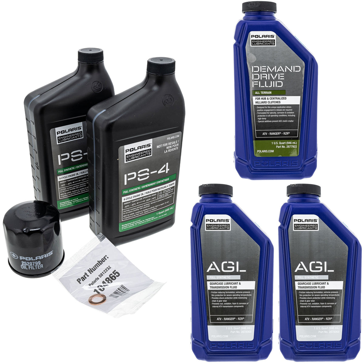Polaris FKFSK20085 Full Service Kit Ranger Sportsman Hawkeye 570 500 Crew