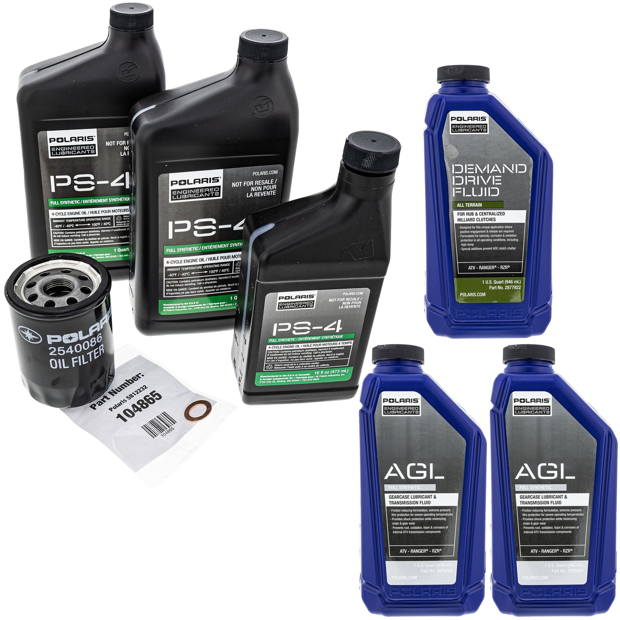 Polaris FKFSK20098 Full Service Kit RZR Ranger General 1000 900 XP  XC  Turbo