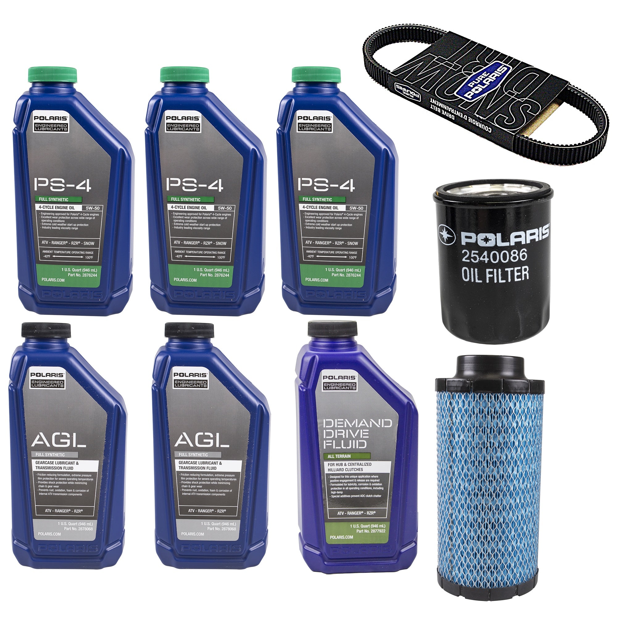 Polaris FKOCK10023 Full Maintenance Plus Kit RZR  XP  Turbo 2016