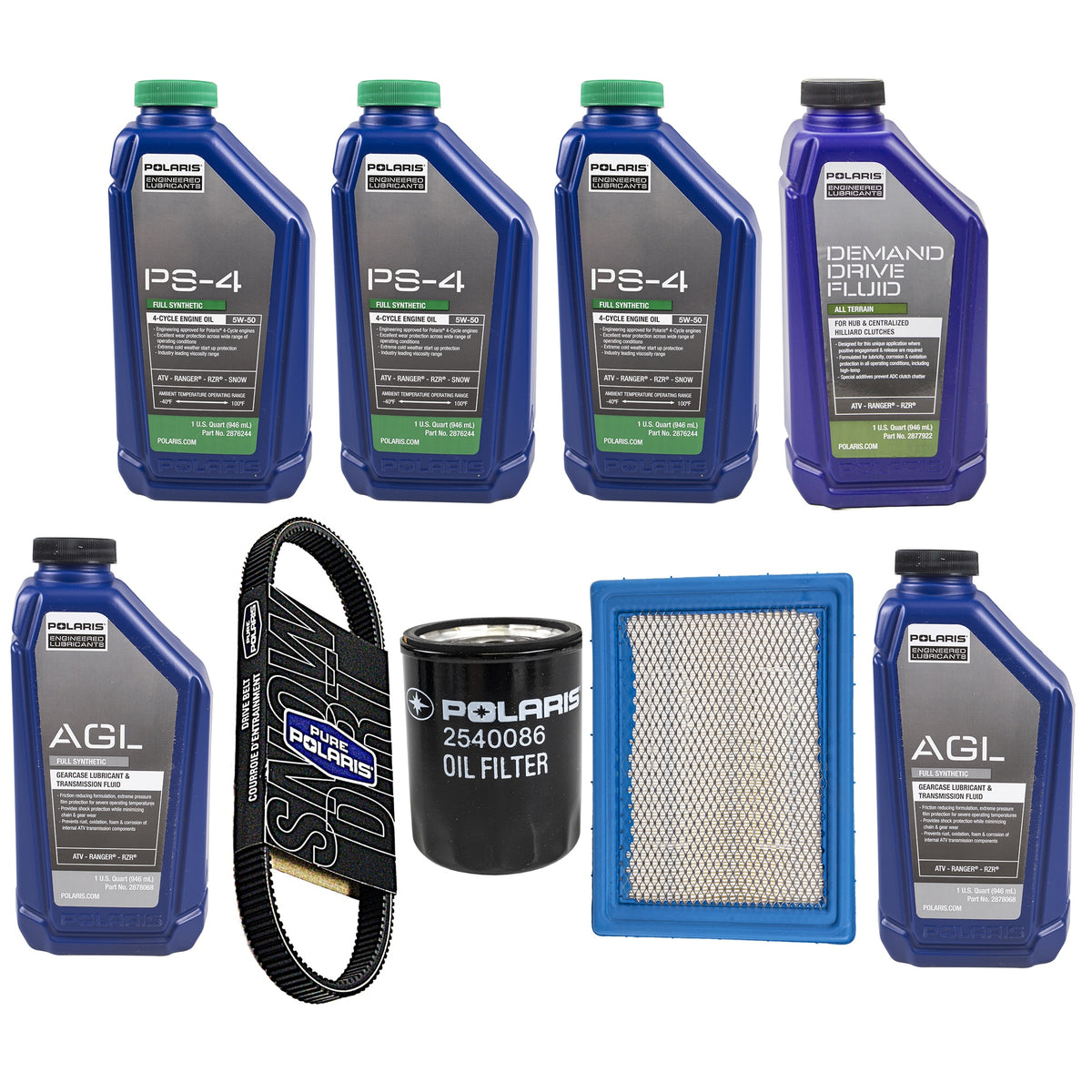Genuine OEM Polaris Oil Change Kit Ranger