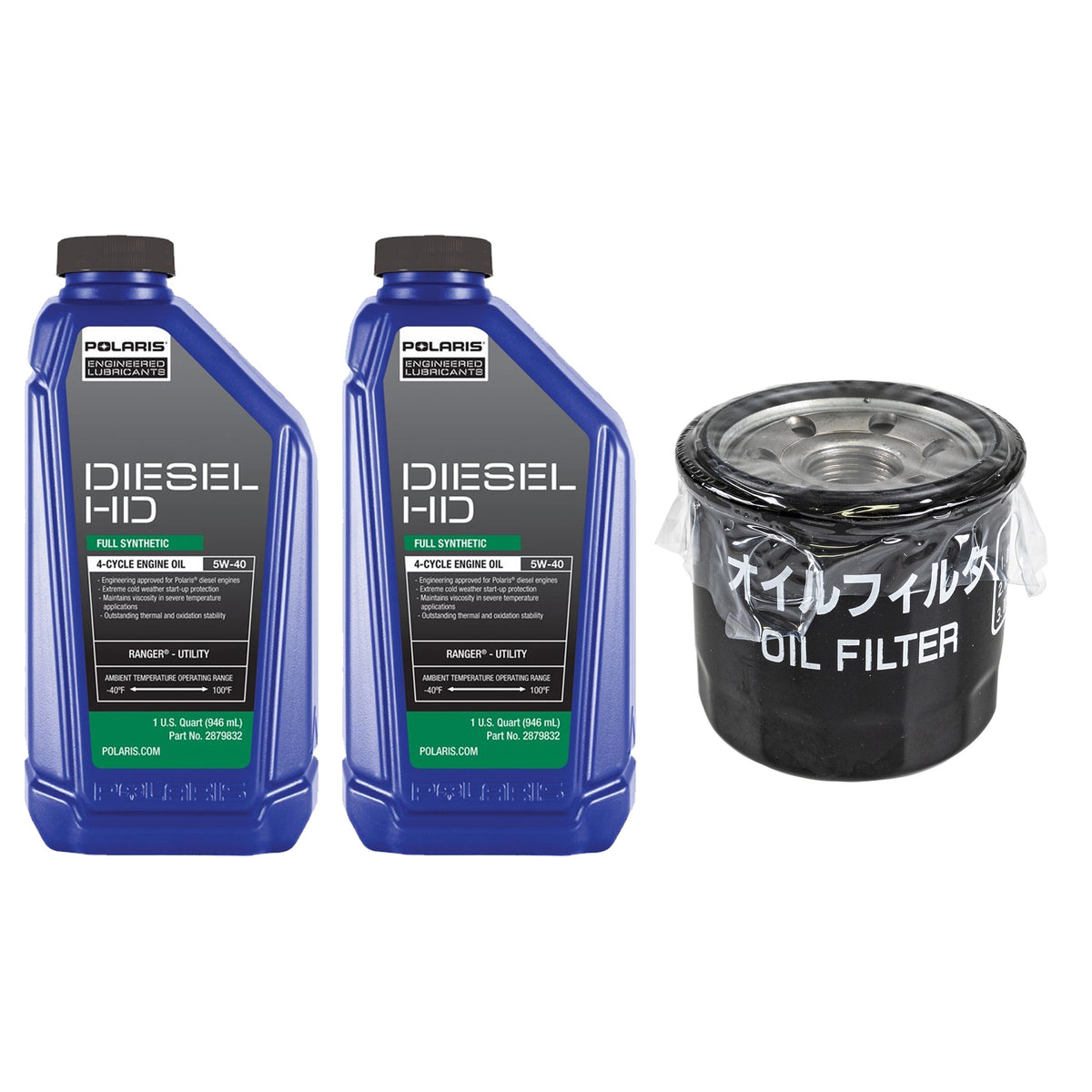 Polaris FKOCK10198 Oil Change Kit Ranger 900 Crew 2011-2014