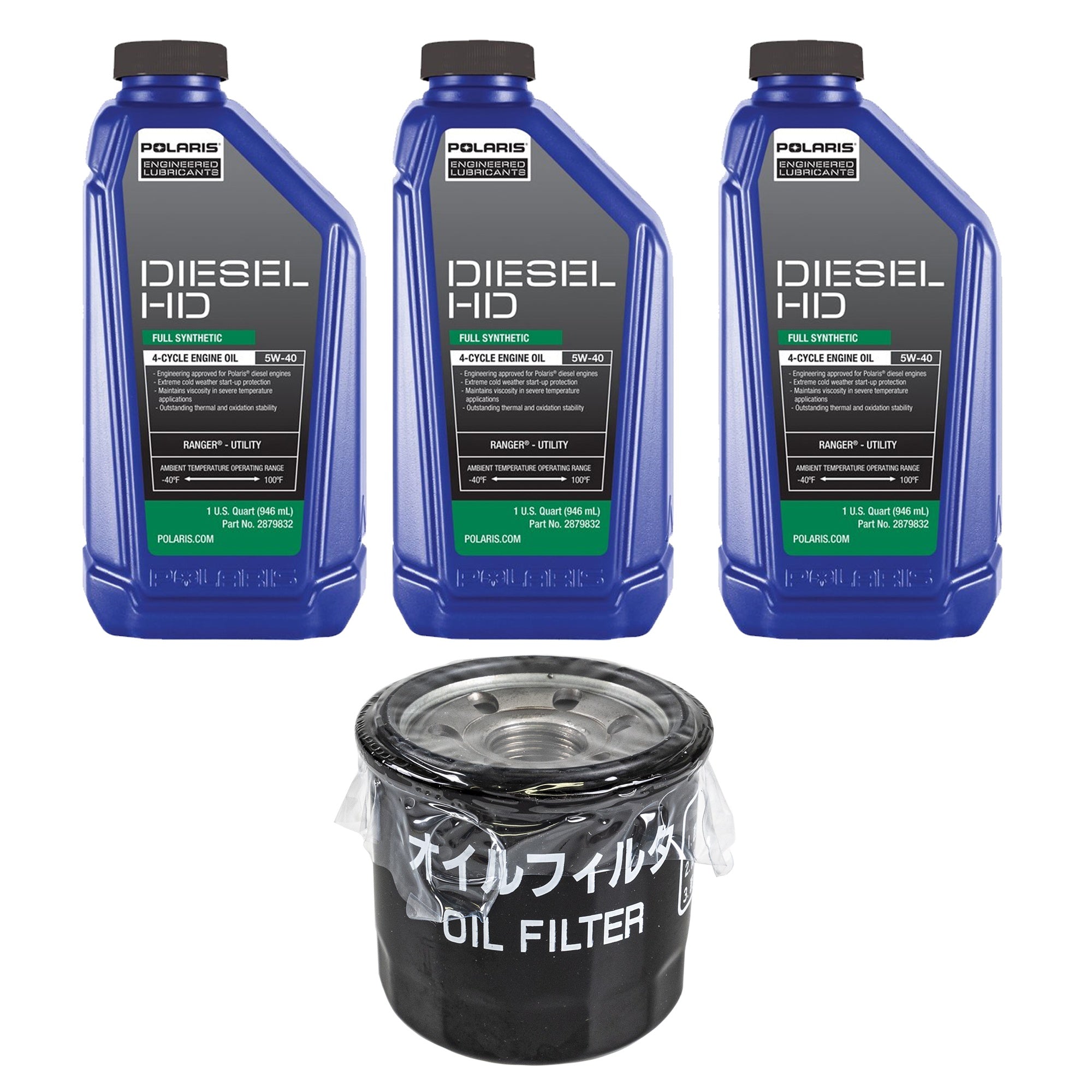Polaris FKOCK10587 Oil Change Kit Brutus PTO Limited HD Cab 2013-2014