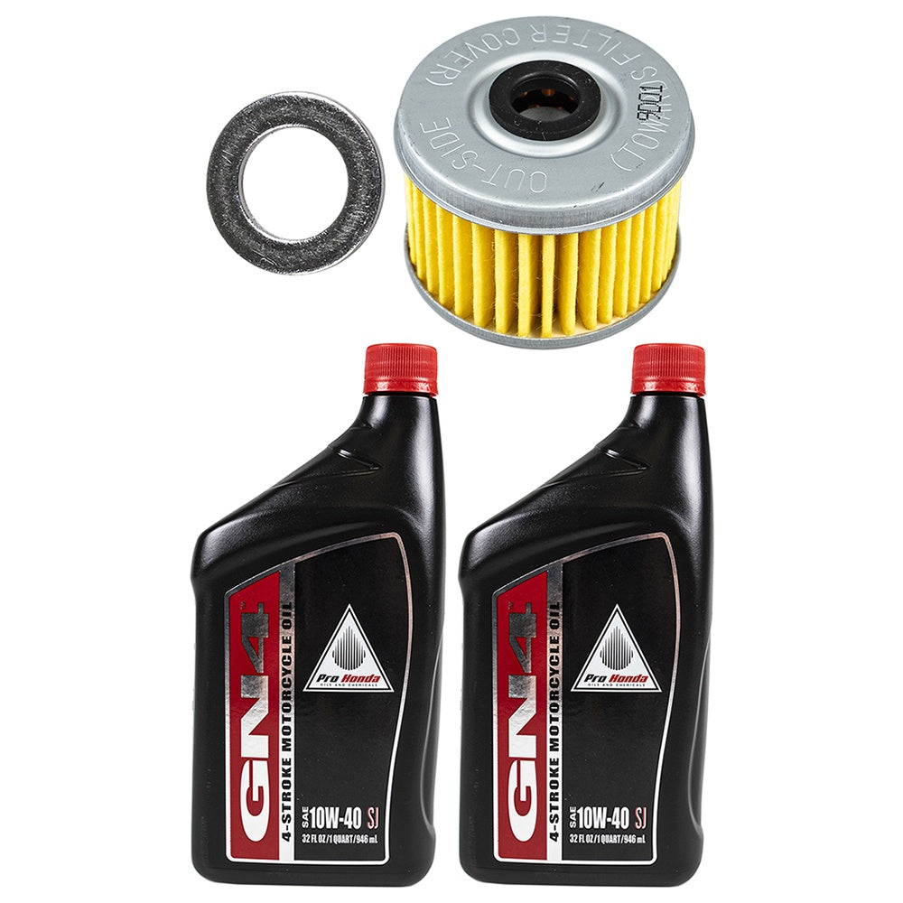 Genuine OEM Honda Oil Change Kit X4