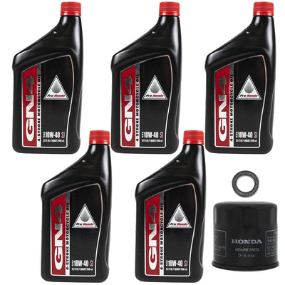 Honda 5 Quarts GN4 10W-40 Oil Change Kit FKOCK10672