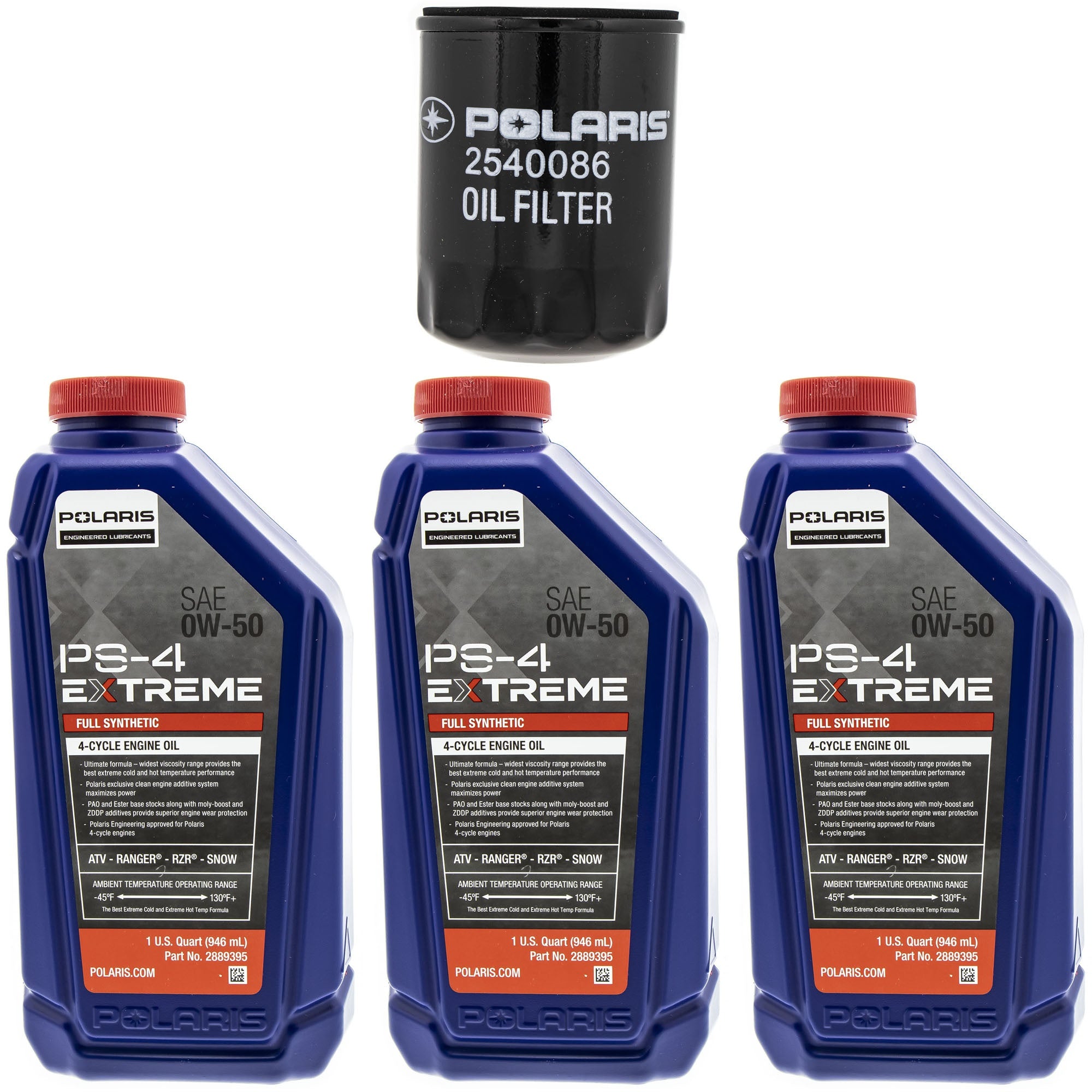 Polaris FKOCK20041 Oil Change Kit RZR Ranger General 1000 900 XP  XC  Turbo  SP