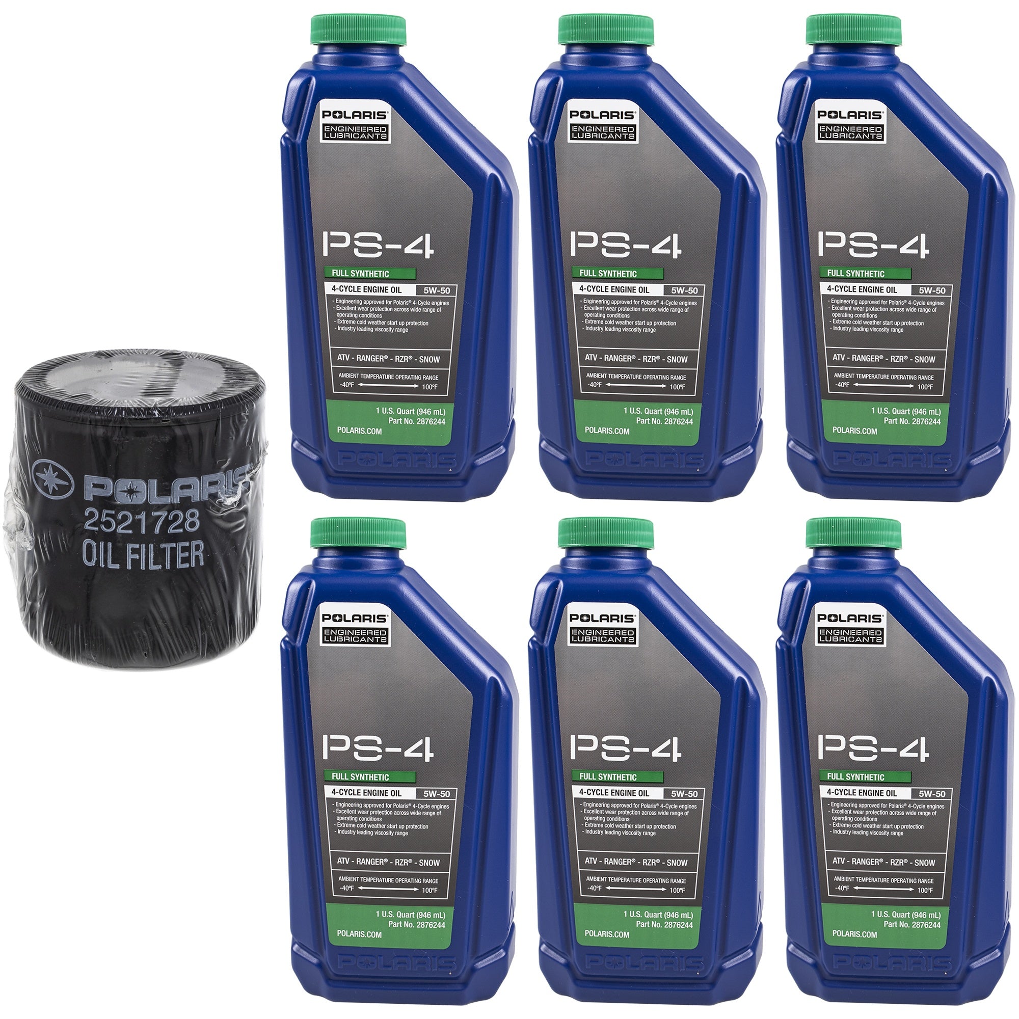 Polaris FKOCK20106 Oil Change Kit RZR  Turbo  4 2022-2025