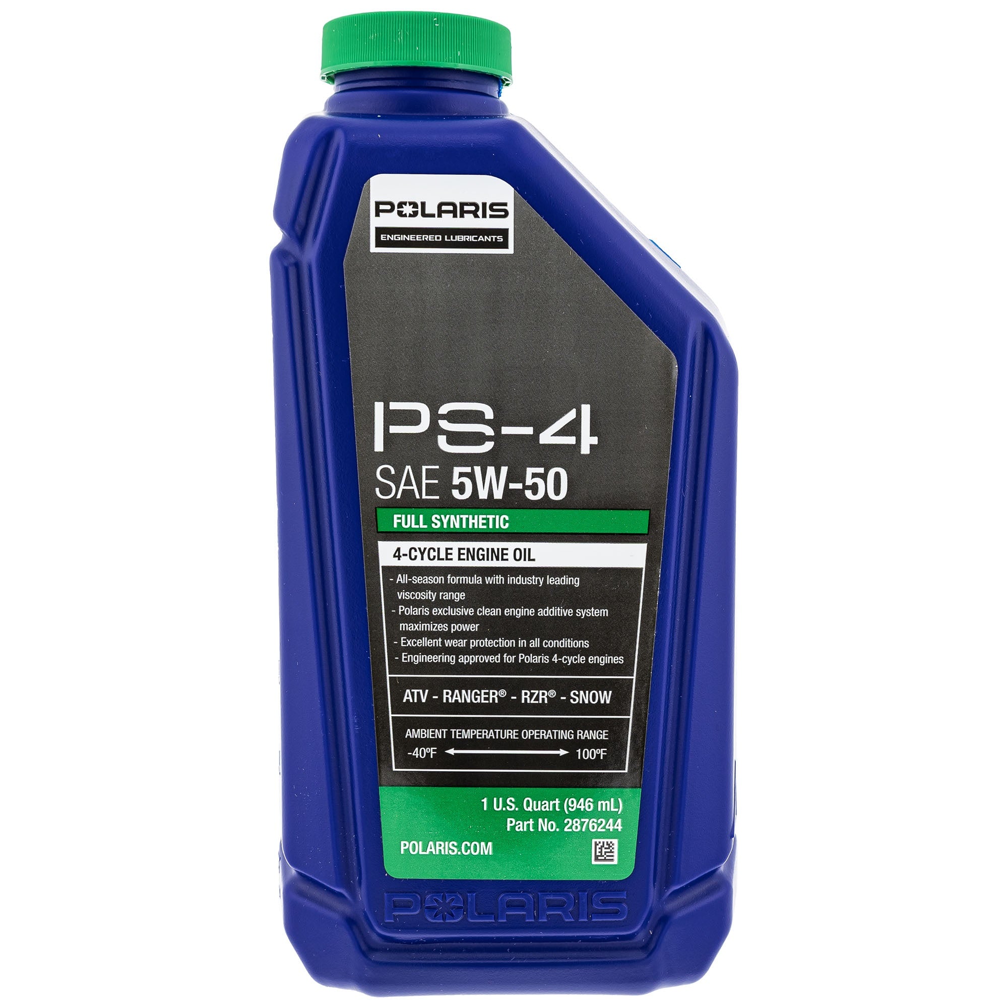 Polaris FKOCK20134 PS-4 Full Synthetic Oil Change Kit 2 Quarts with Filter Phoenix 200