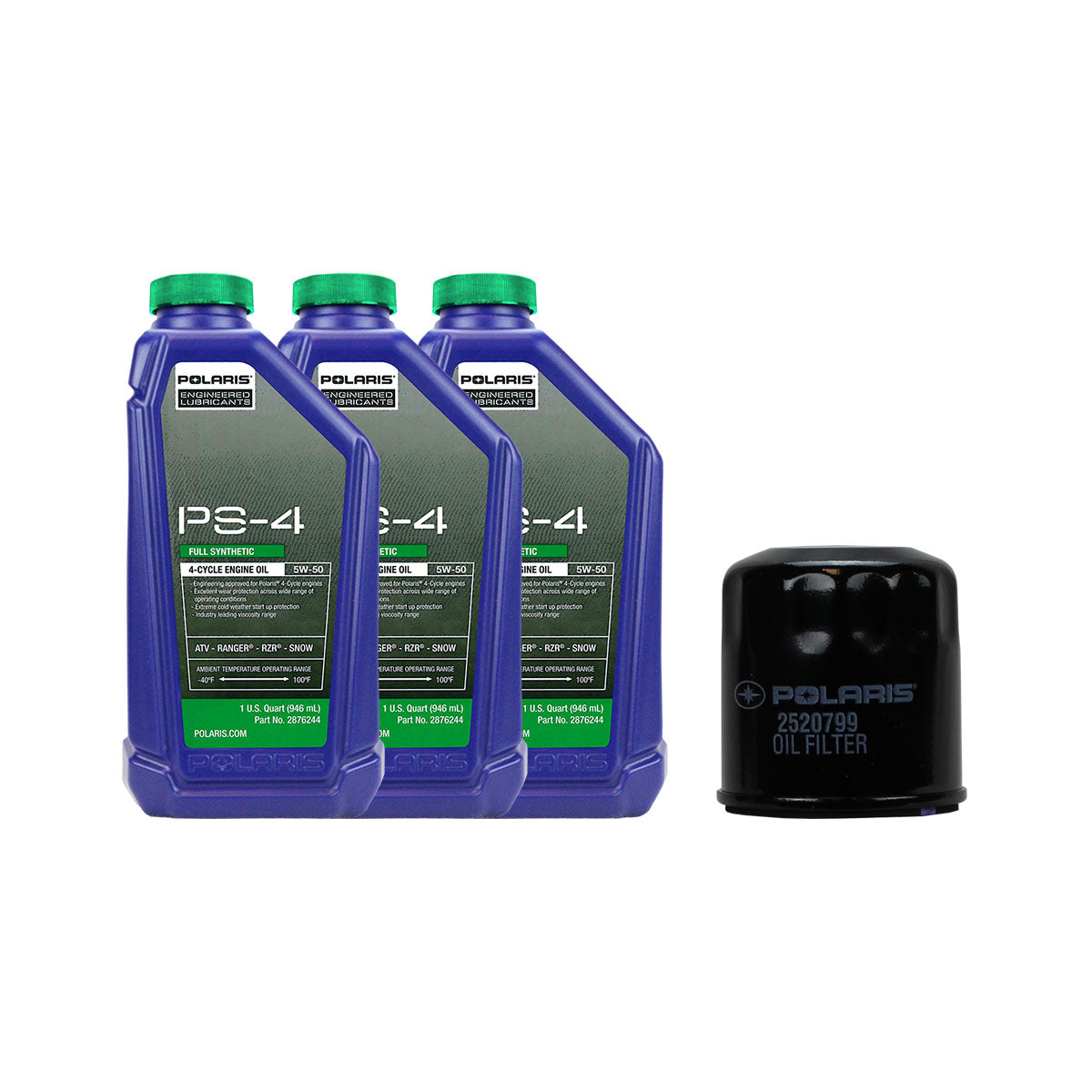 Polaris Oil Change Kit Sportsman RZR 1000 335 400 4 EPS