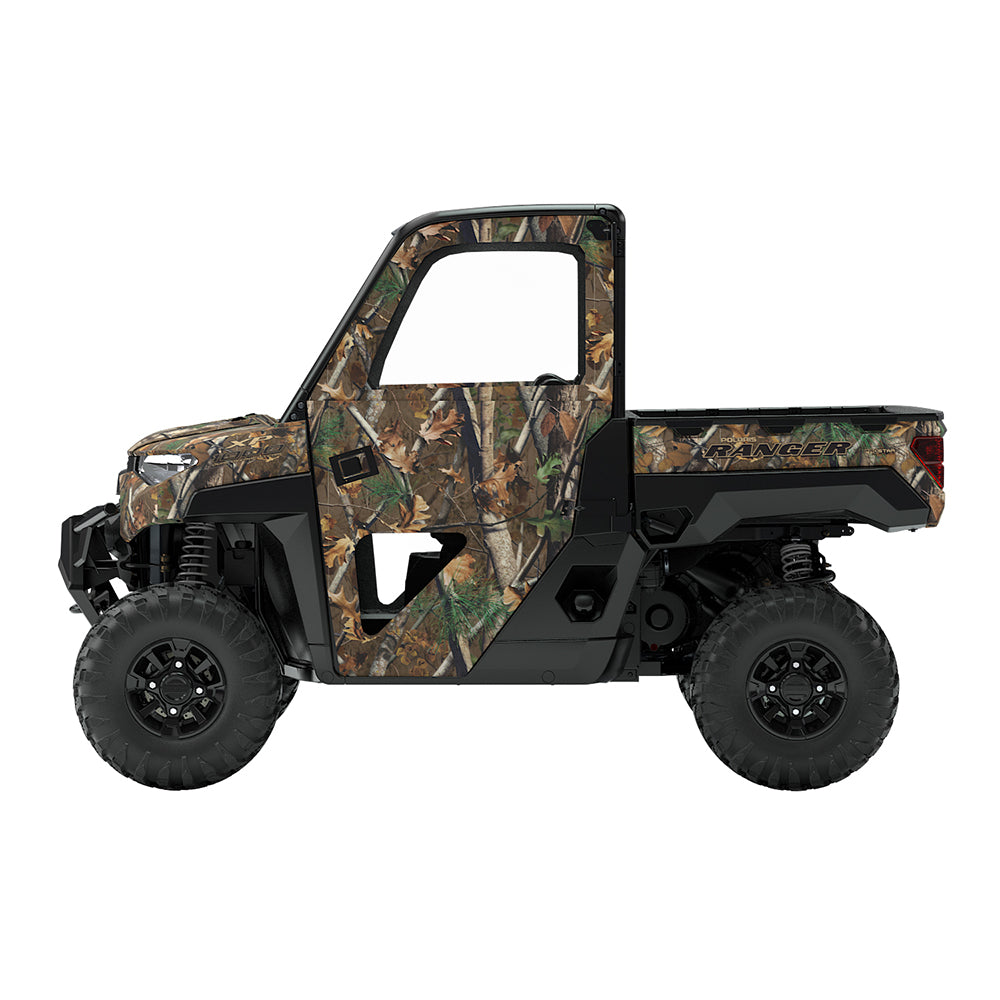 Polaris Camo Front Zip Window Canvas Doors 2882903