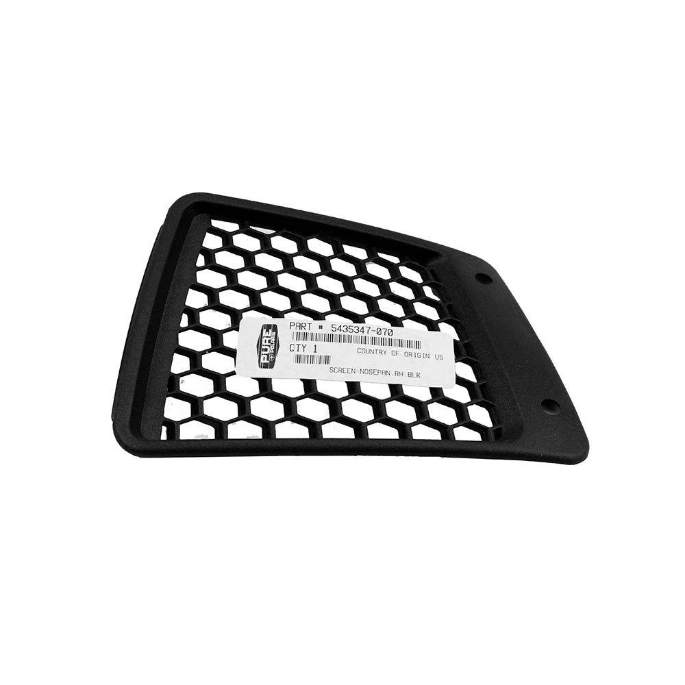 Polaris Front Right Hand Nosepan Screen 5435347-070