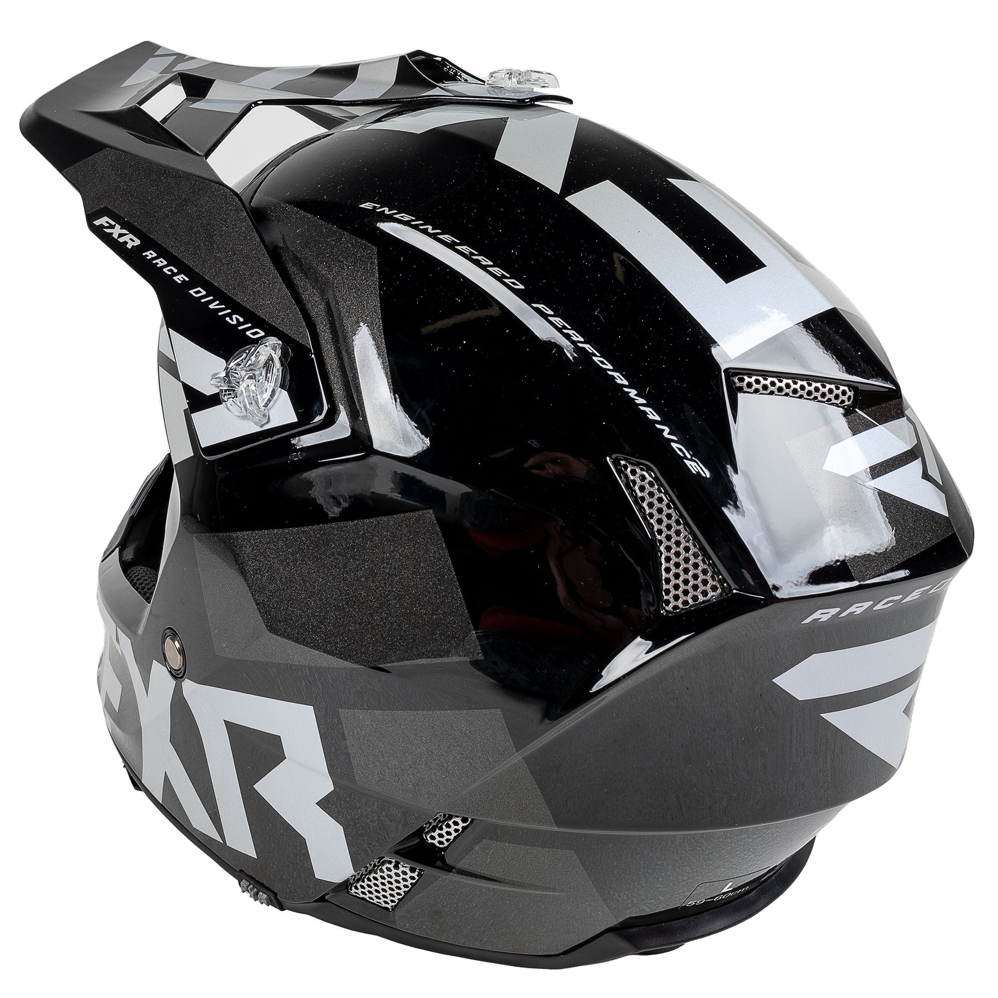 Open-box.FXR Clutch Evo LE Helmet Open Face Stainless Steel Double D-Ring  SDP38