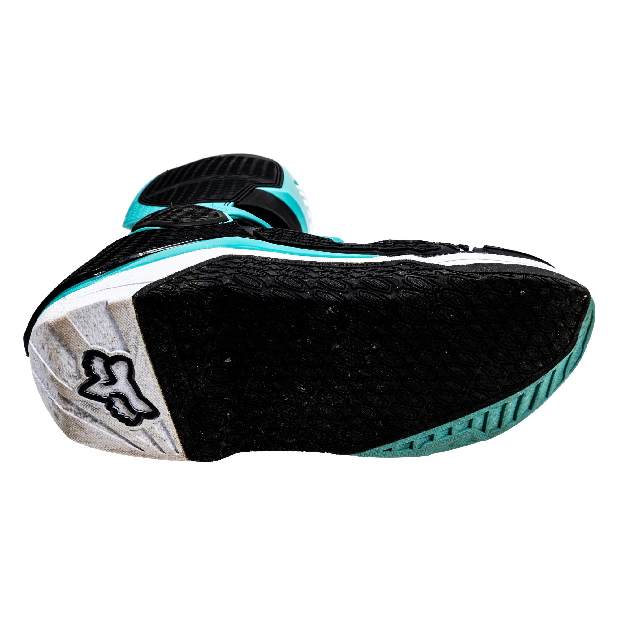Fox Racing 27463-176-11 Mens Teal Instinct Boot Burn Guard Hinge Lockout Low Ride Off Road