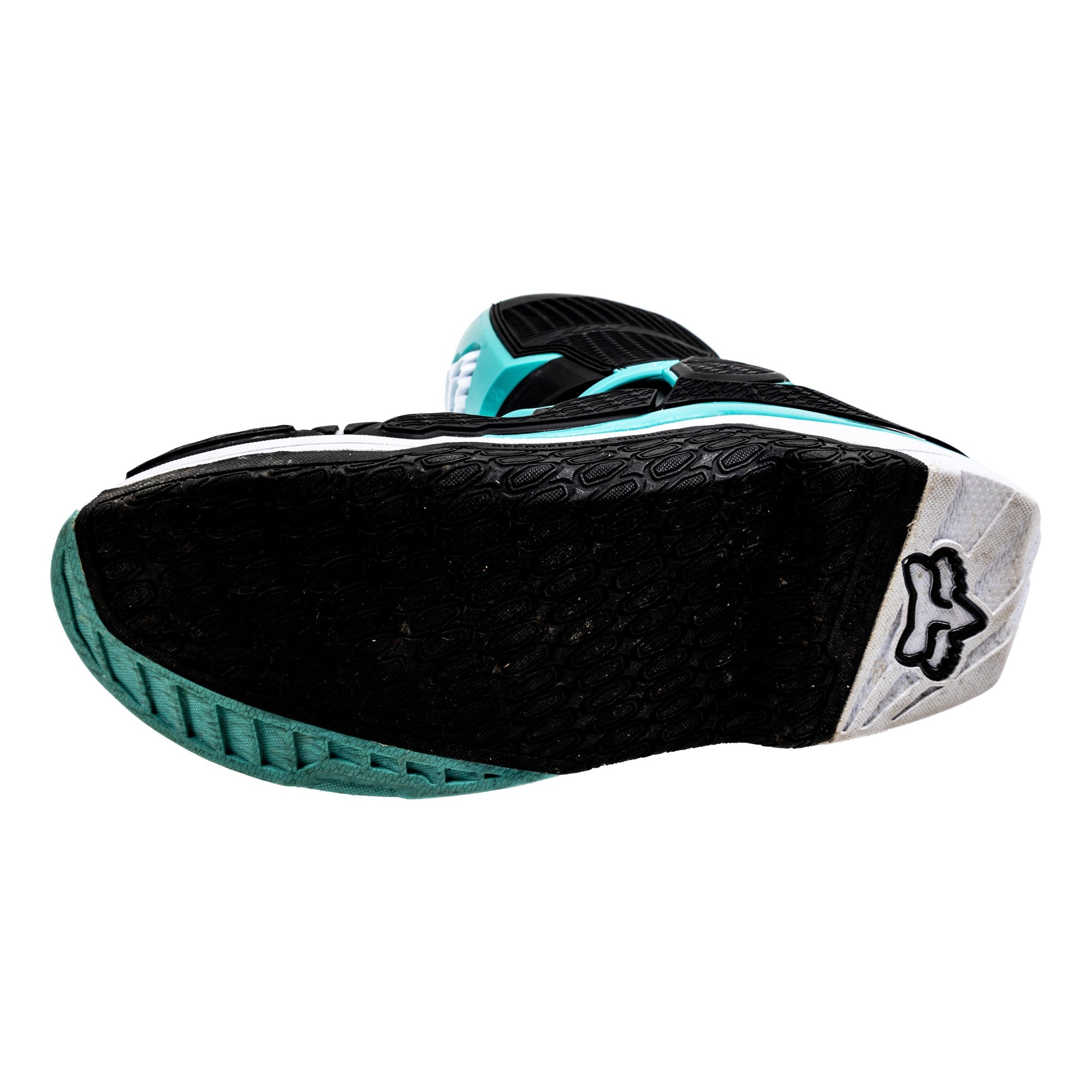 Fox Racing 27463-176-11 Mens Teal Instinct Boot Burn Guard Hinge Lockout Low Ride Off Road