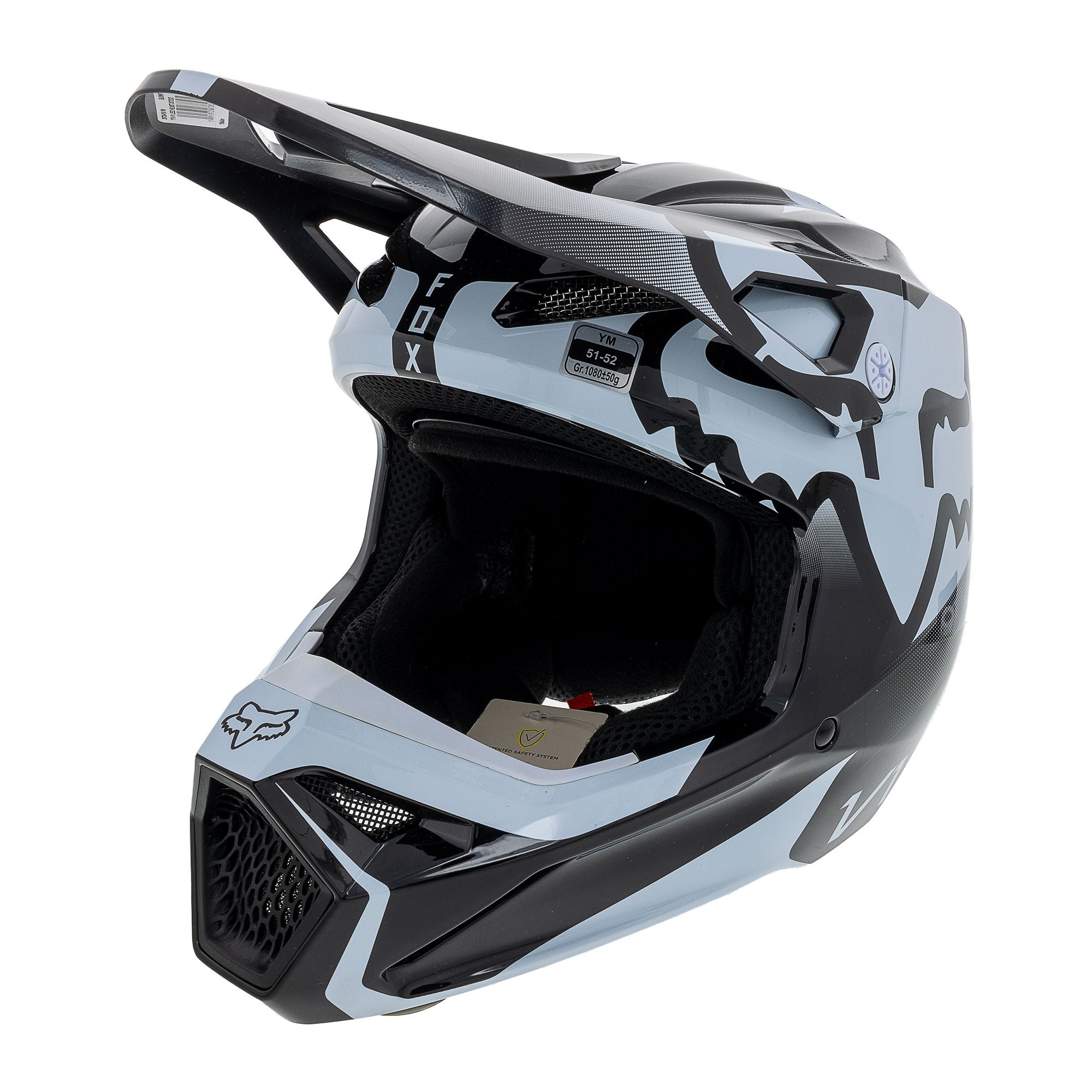 Fox Racing V1 Leed Motocross Helmet DOT/ECE 29729-018-YM