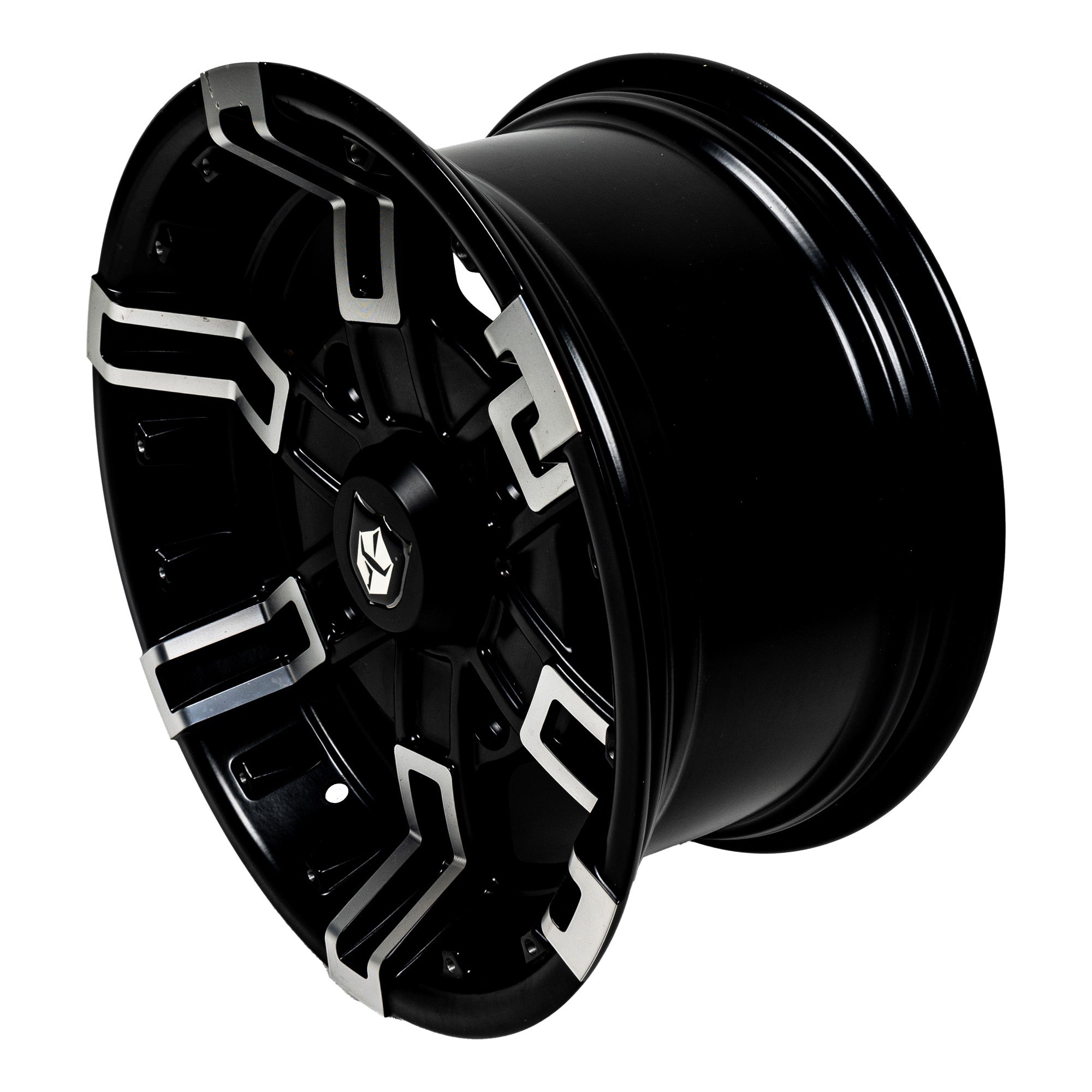 Open-box.Pro Armor Black Accent 14" x 7" R14 Front Buckle Wheel Rim  SDP000152