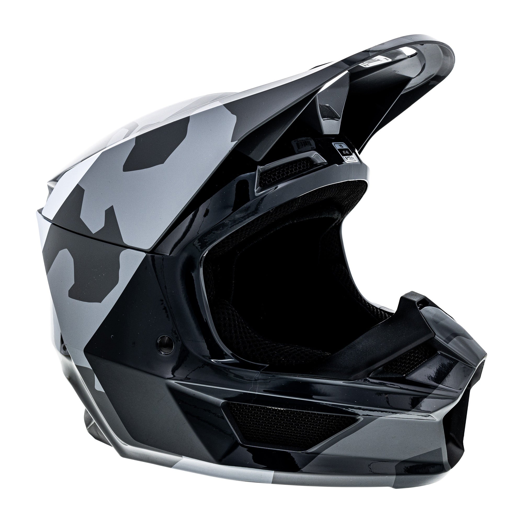 Open-box.Fox Racing Youth Black VI Helmet DOT Certified Lightweight MotoX SDP156