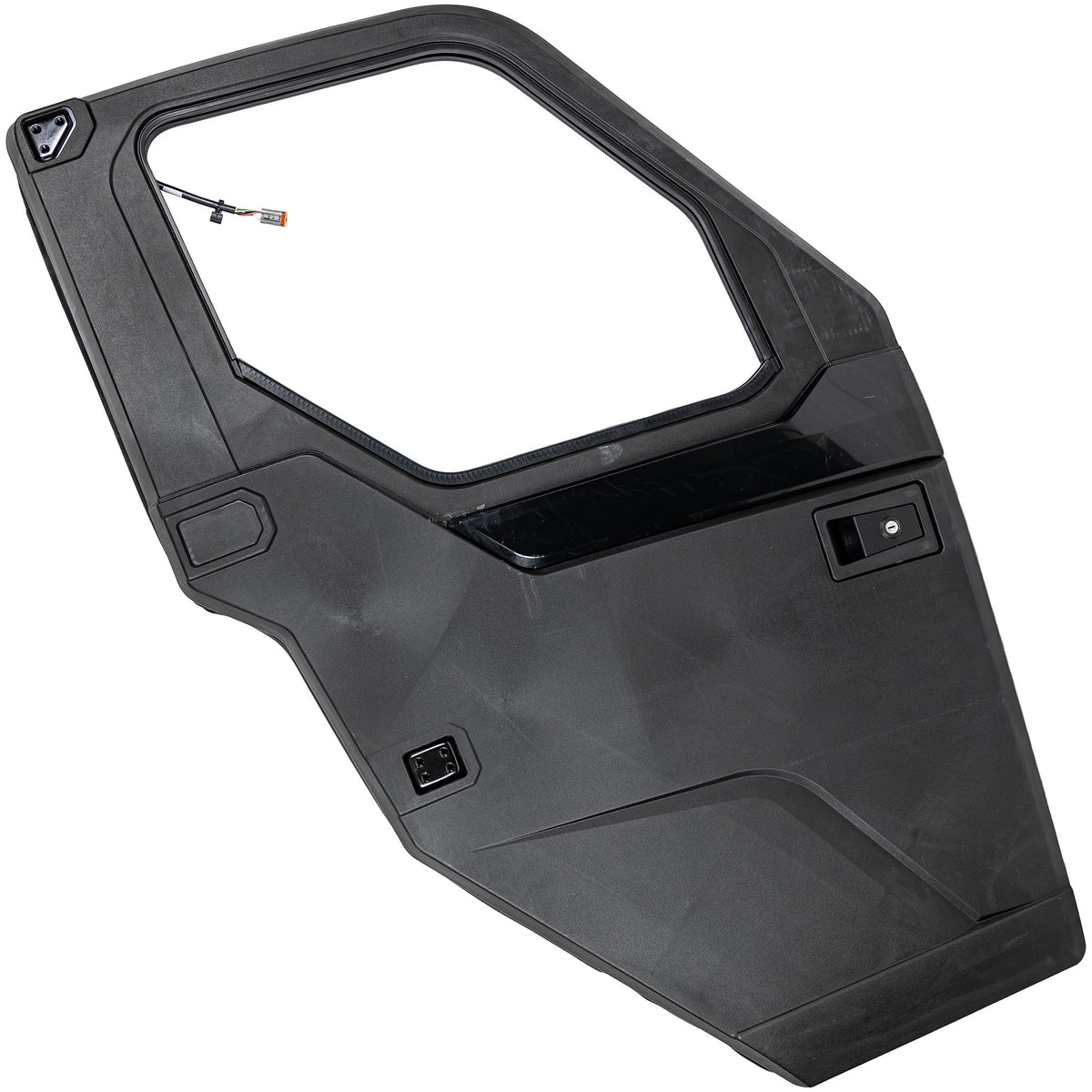 Polaris 2889813 Black Front Poly Power Window Doors 2018-2023 Ranger 1000 Crew XP