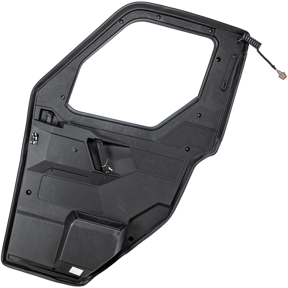 Polaris 2889813 Black Front Poly Power Window Doors 2018-2023 Ranger 1000 Crew XP