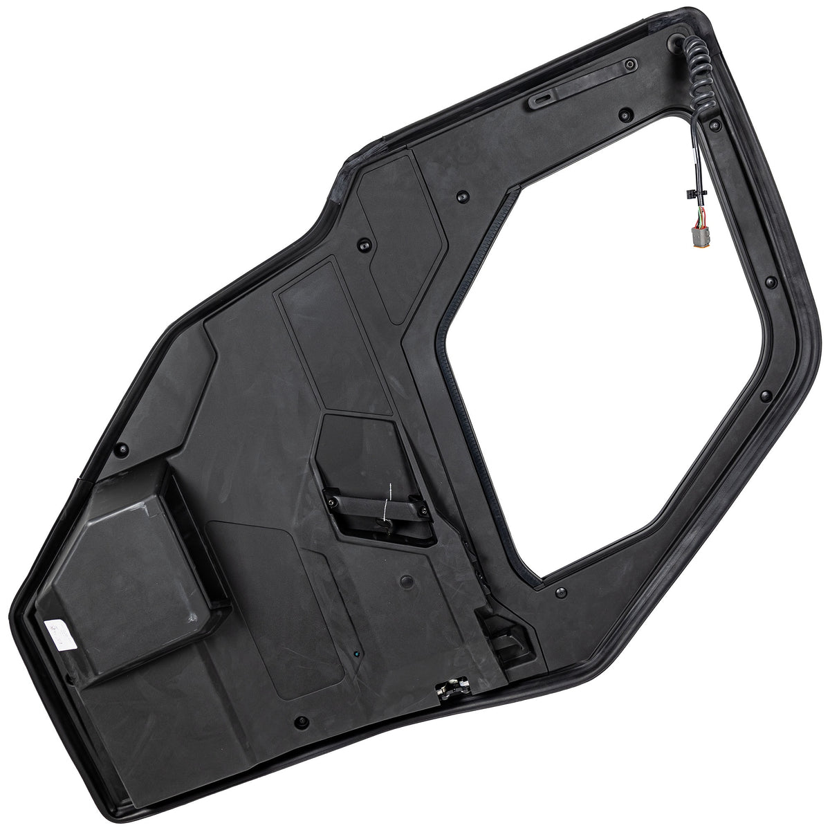 Polaris 2889813 Black Front Poly Power Window Doors 2018-2023 Ranger 1000 Crew XP