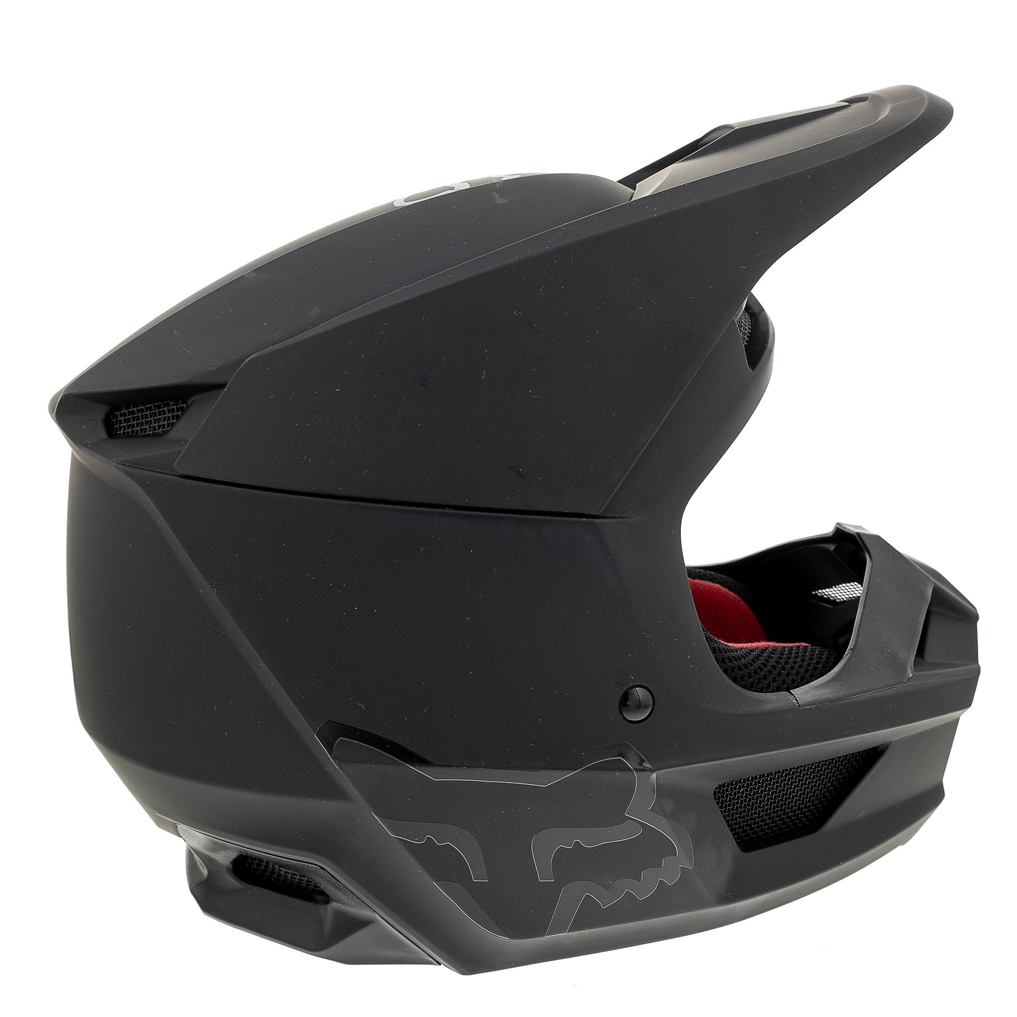 Open-box.Fox Racing Youth   V1  Black Helmet DOT Certified Motocross SDP000163