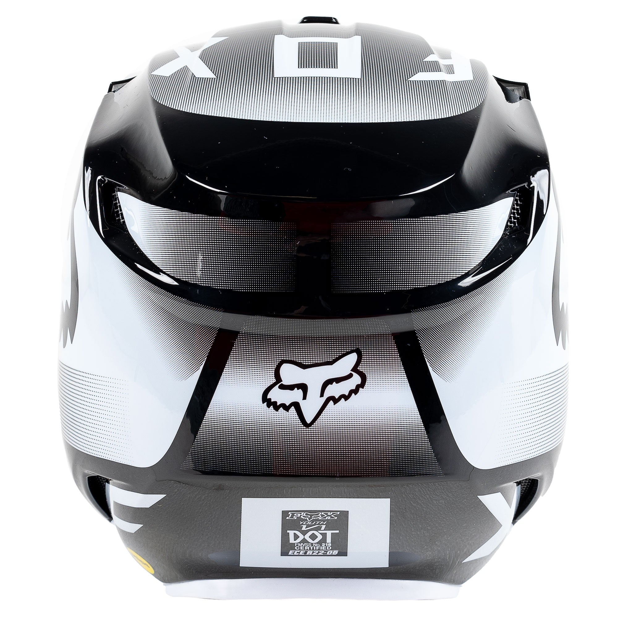Open-box.Fox Racing Black V1 Leed Motocross Helmet DOT Offroad MotoX MIPS SDP170