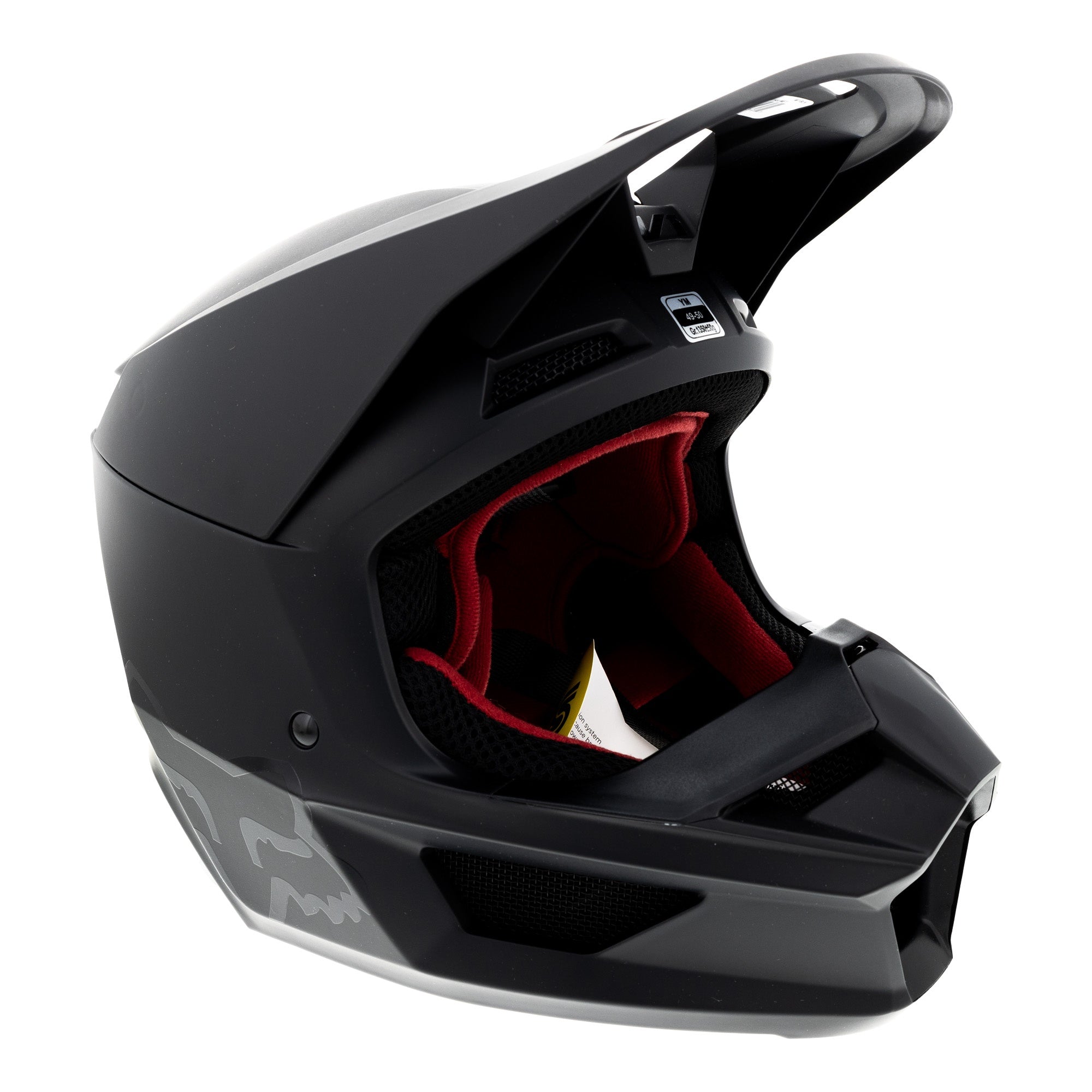 Fox Racing Youth V1 Matte Black Helmet