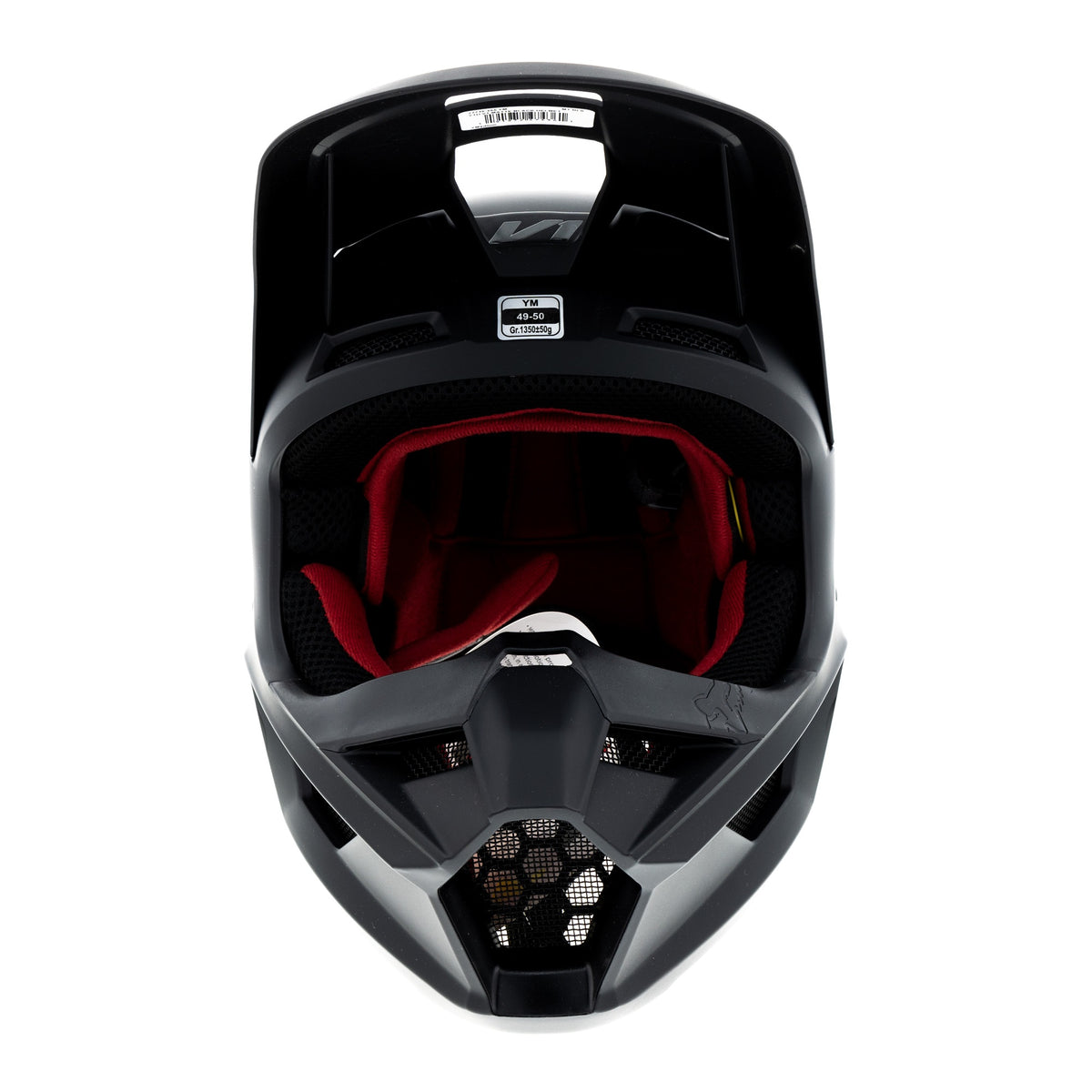 Open-box.Fox Youth Matte Black V1  Black Helmet DOT  Certified Motocross SDP214